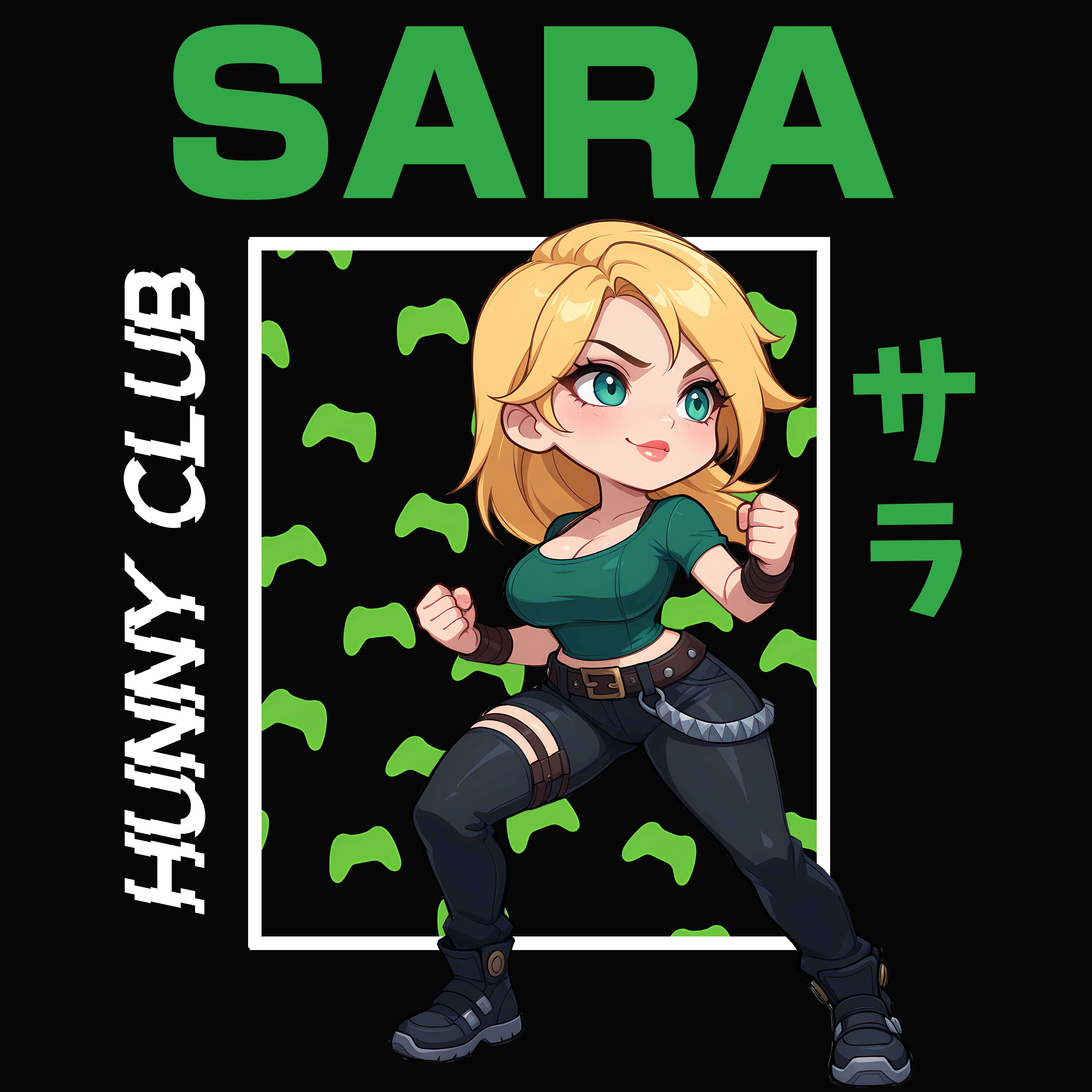 Chibi SARA - Unisex Heavy Cotton Tee product thumbnail image