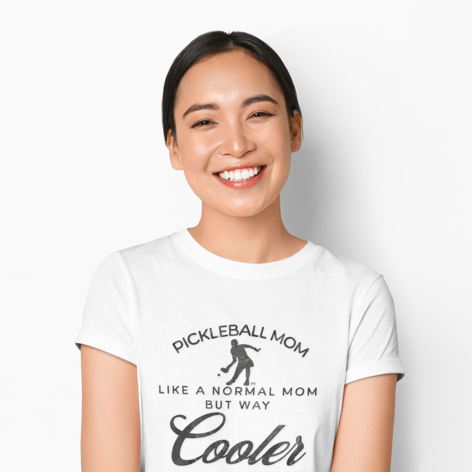 Cooler Pickleball Mom Unisex Softstyle T-Shirt product thumbnail image Cooler Pickleball Mom Unisex Softstyle T-Shirt product thumbnail image