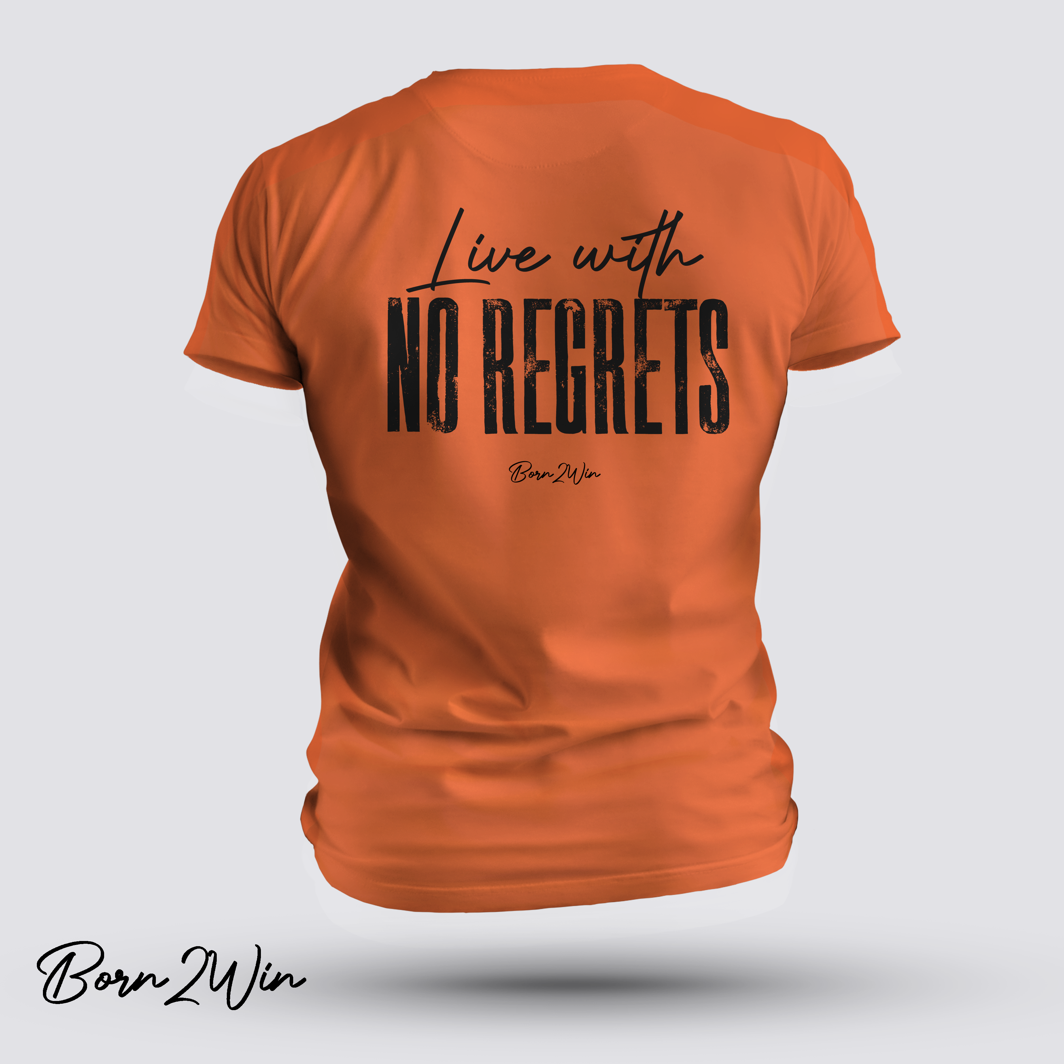 Live with No Regrets - Unisex Tee - Motivational Shirt product thumbnail image Live with No Regrets - Unisex Tee - Motivational Shirt product thumbnail image
