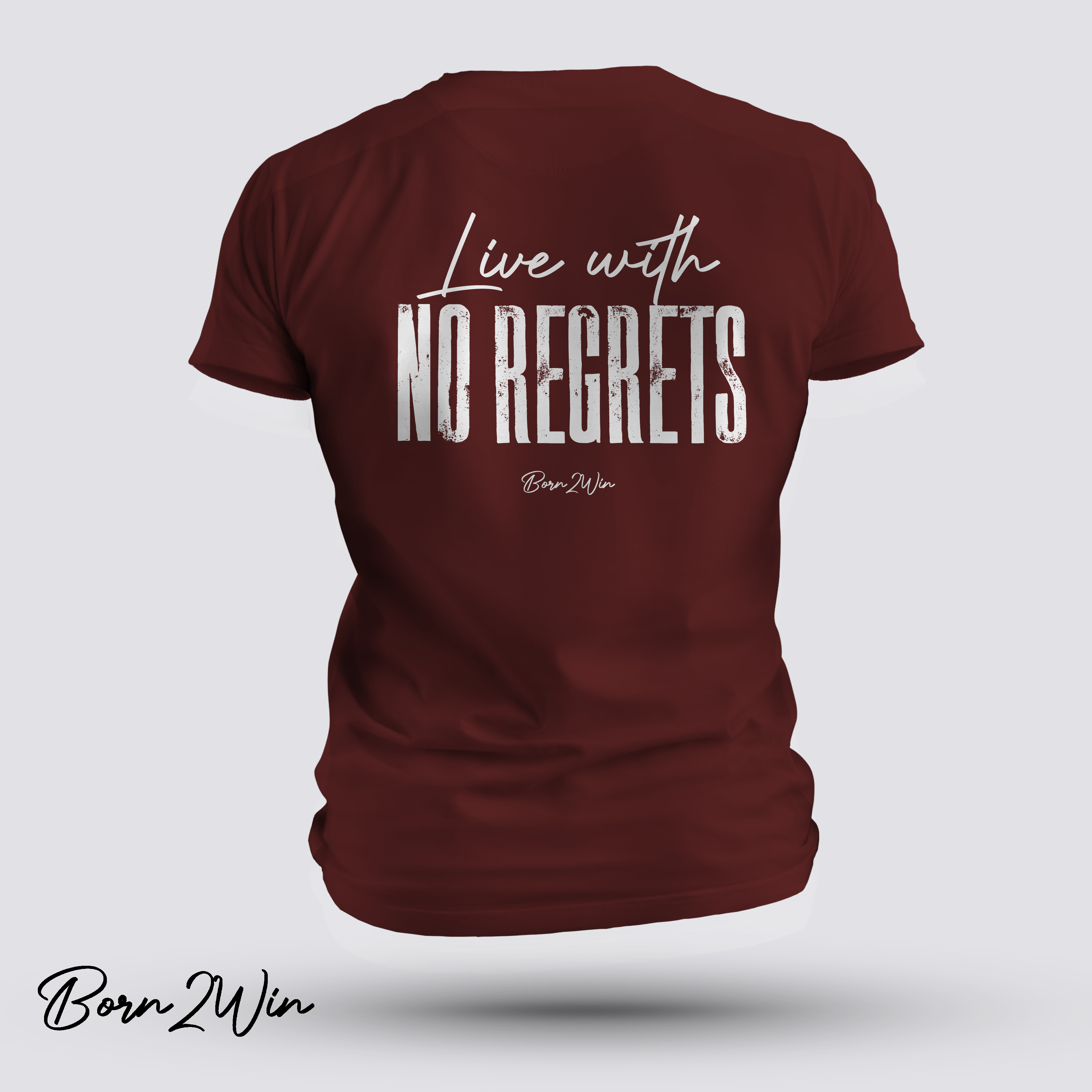 Live with No Regrets - Unisex Tee - Motivational Shirt product thumbnail image Live with No Regrets - Unisex Tee - Motivational Shirt product thumbnail image
