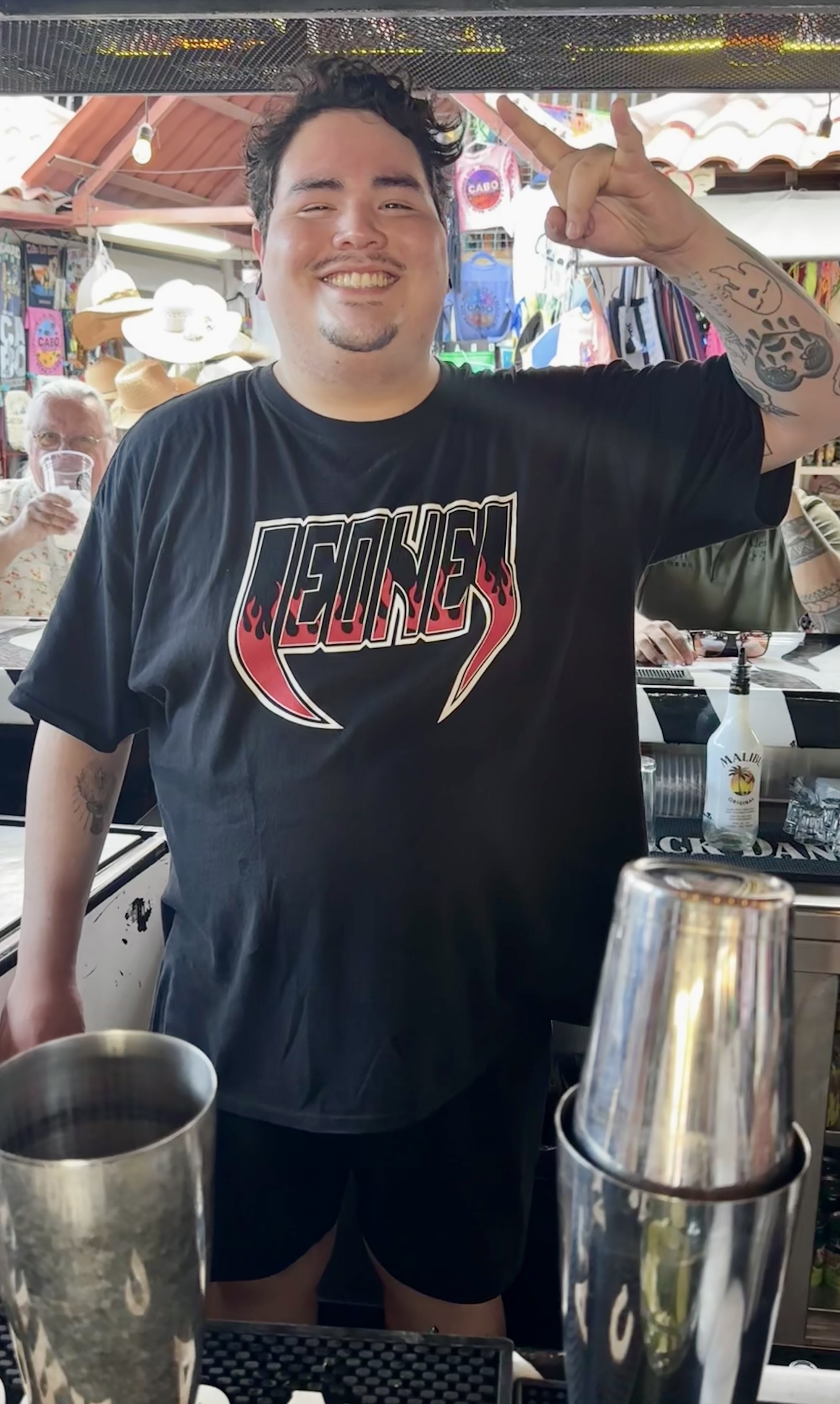 Heating Up the Stage Leones tshirt product thumbnail image Heating Up the Stage Leones tshirt product thumbnail image