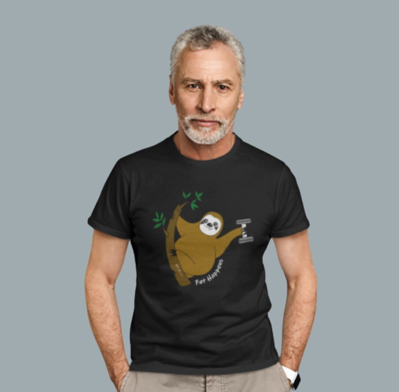 Softstyle T-Shirt with 'Sammy the Sexy Sloth' Design - Unisex