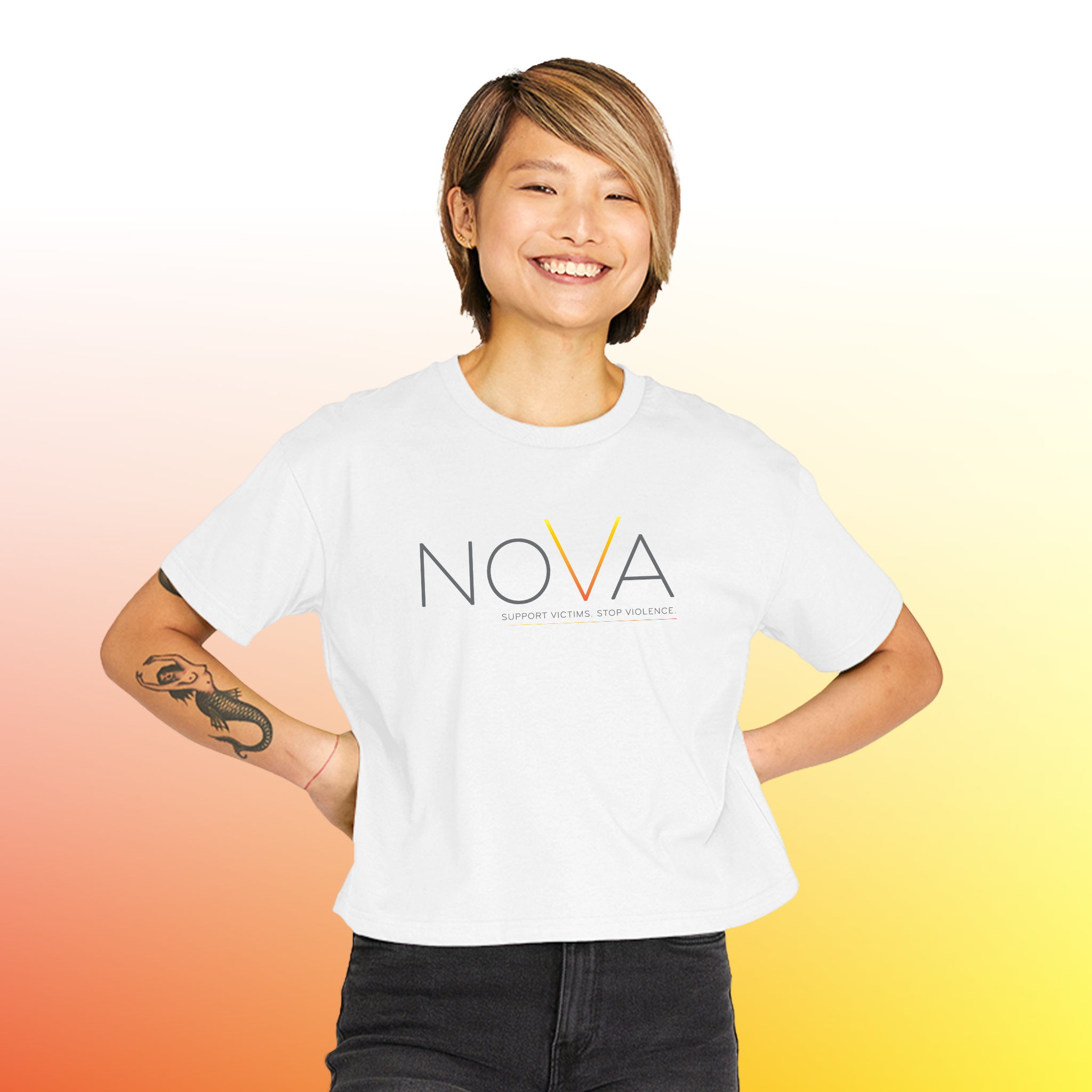 Women's Boxy NOVA T-Shirt product thumbnail image Women's Boxy NOVA T-Shirt product thumbnail image