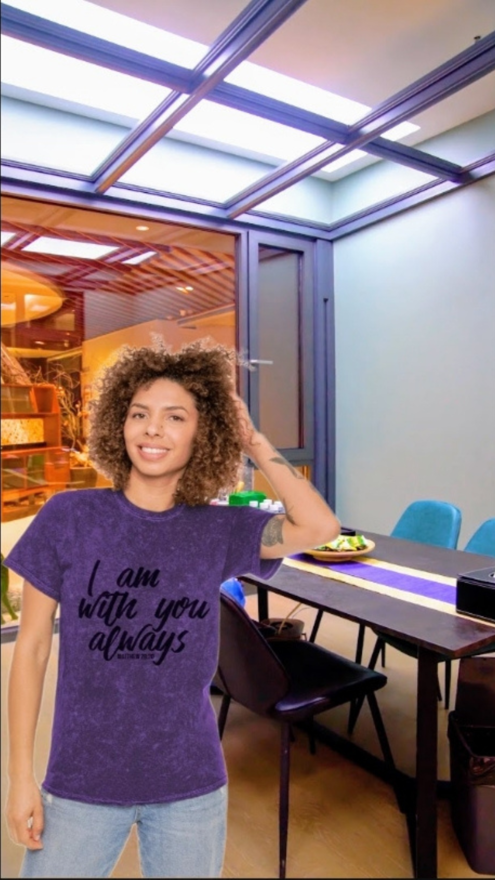 Mineral Wash T-Shirt - I Am With You Always Believer Of The Way Design T-Shirt product thumbnail image Mineral Wash T-Shirt - I Am With You Always Believer Of The Way Design T-Shirt product thumbnail image