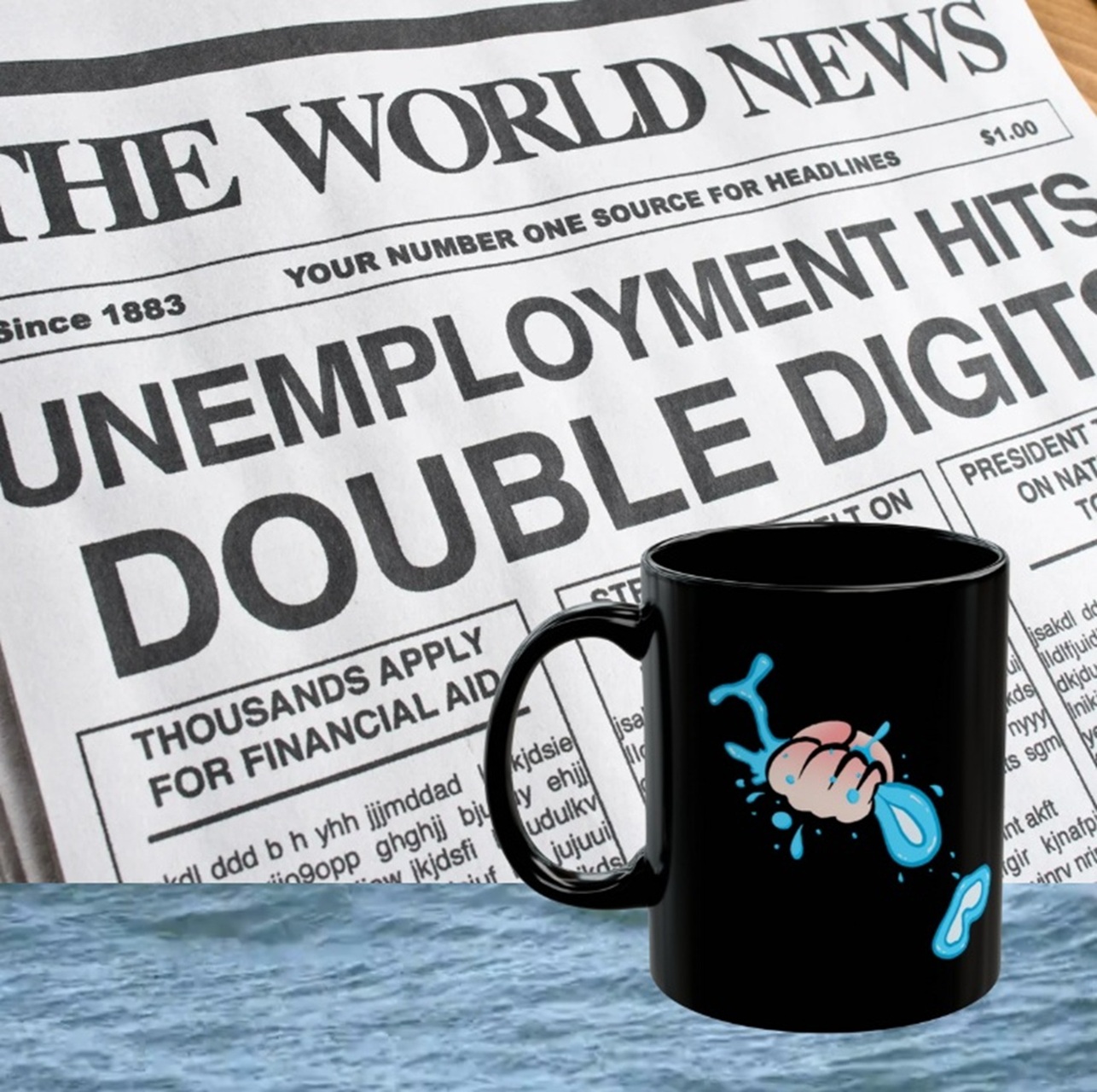 CY0345 (OTHER) UNEMPLOYMENT 11oz Black Mug (fb) product thumbnail image CY0345 (OTHER) UNEMPLOYMENT 11oz Black Mug (fb) product thumbnail image