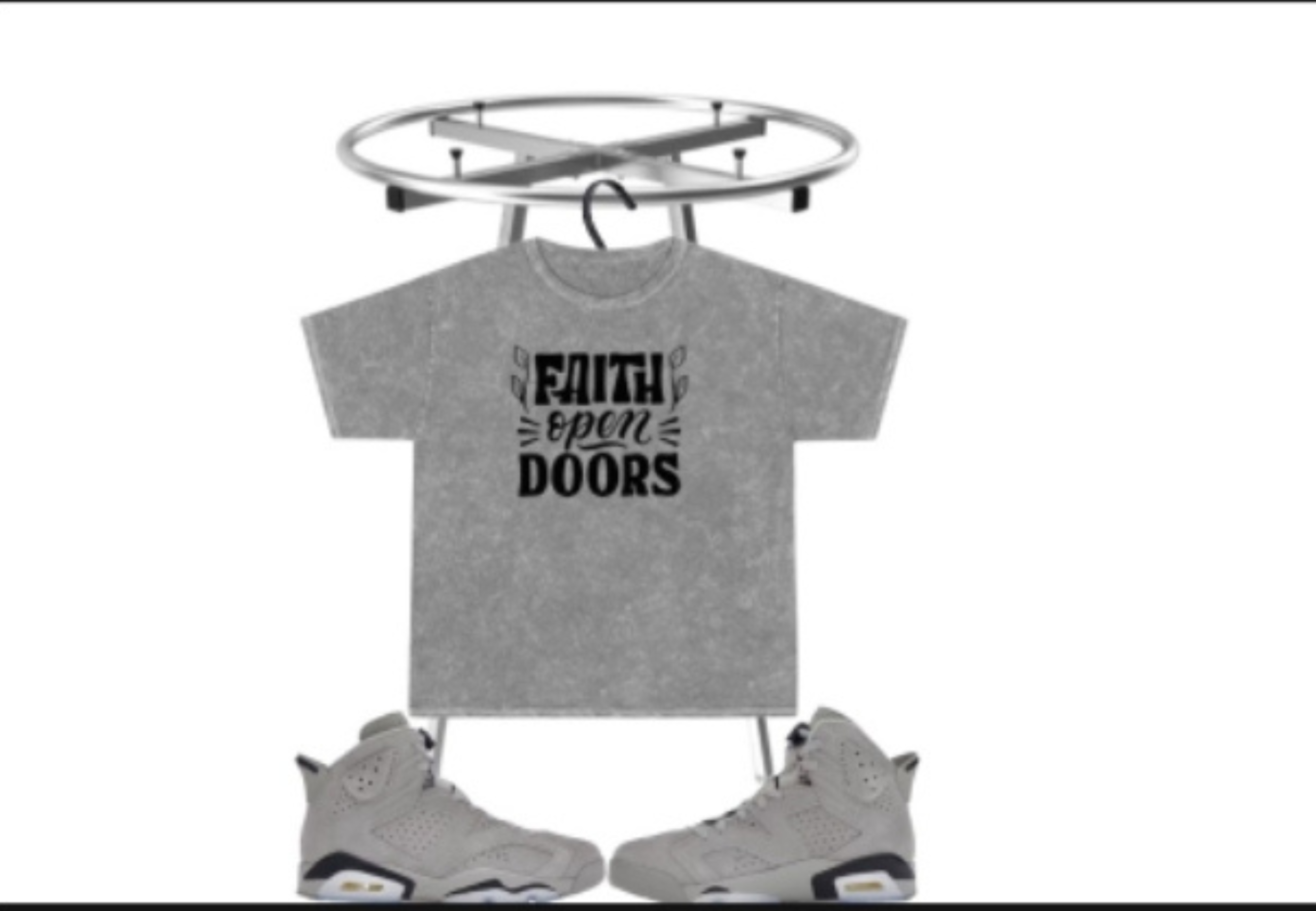 Mineral Wash T-Shirt - Faith Open Doors For Believers Of The Way product thumbnail image Mineral Wash T-Shirt - Faith Open Doors For Believers Of The Way product thumbnail image