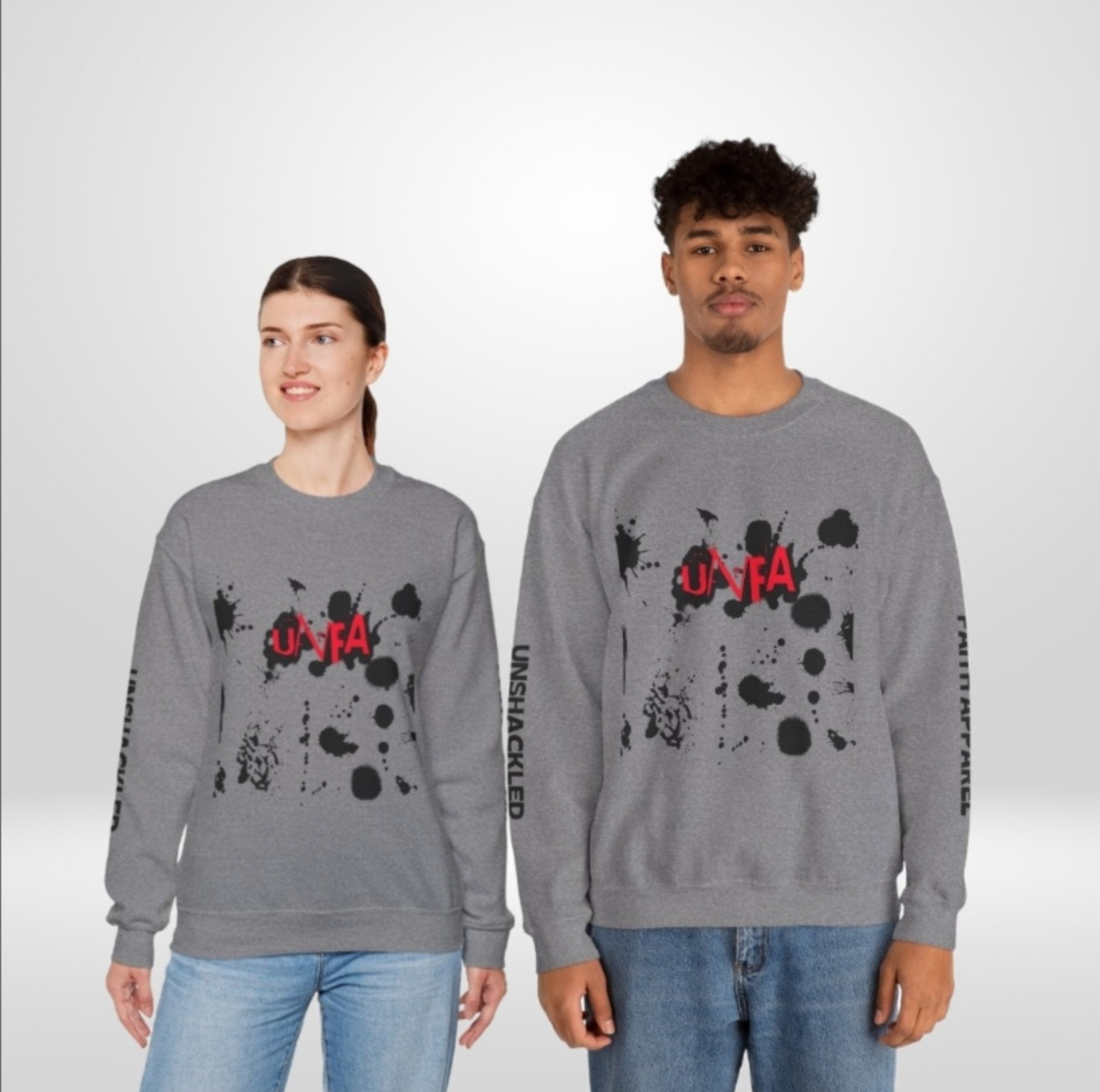 UNFA (Abbreviated)Unisex Heavy Blend™ Crewneck Sweatshirt product thumbnail image UNFA (Abbreviated)Unisex Heavy Blend™ Crewneck Sweatshirt product thumbnail image