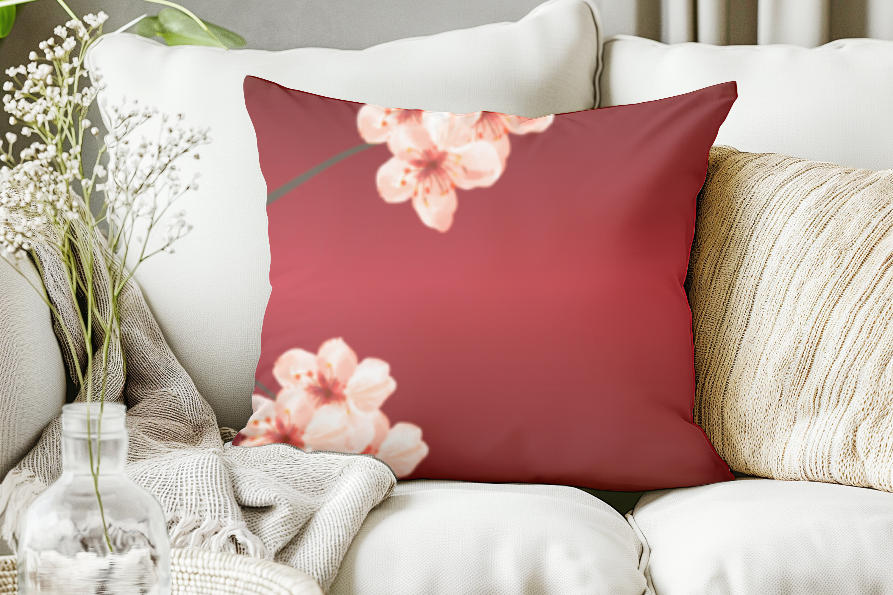 Velvet Bloom – Premium Decorative Throw Pillow | Spun Polyester Square Pillow product thumbnail image Velvet Bloom – Premium Decorative Throw Pillow | Spun Polyester Square Pillow product thumbnail image