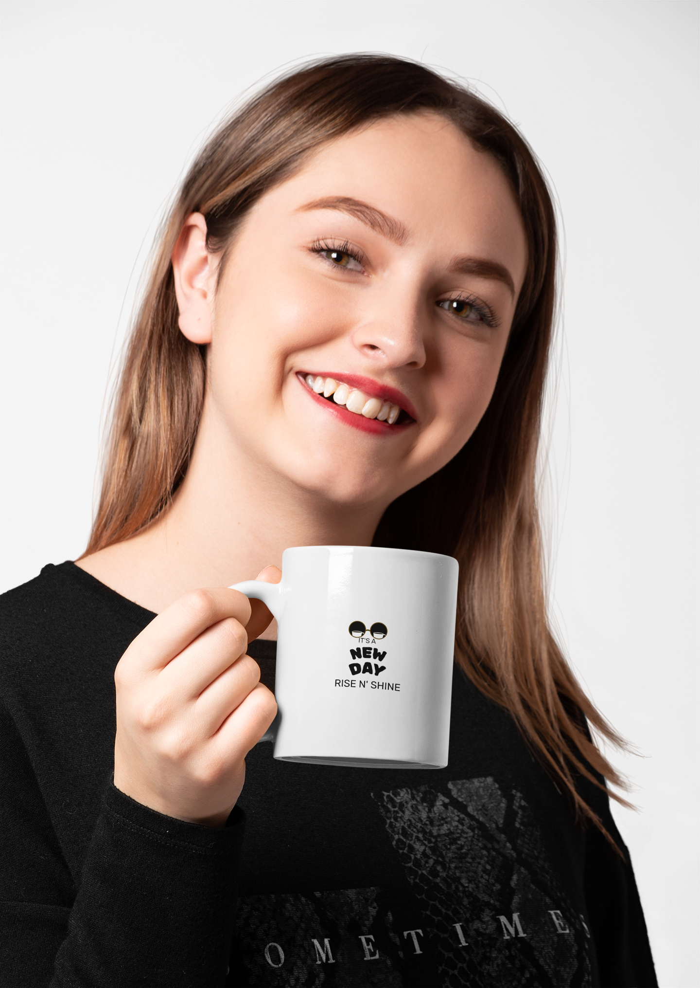 Motivational Color Morphing Mug - Rise n' Shine product thumbnail image Motivational Color Morphing Mug - Rise n' Shine product thumbnail image