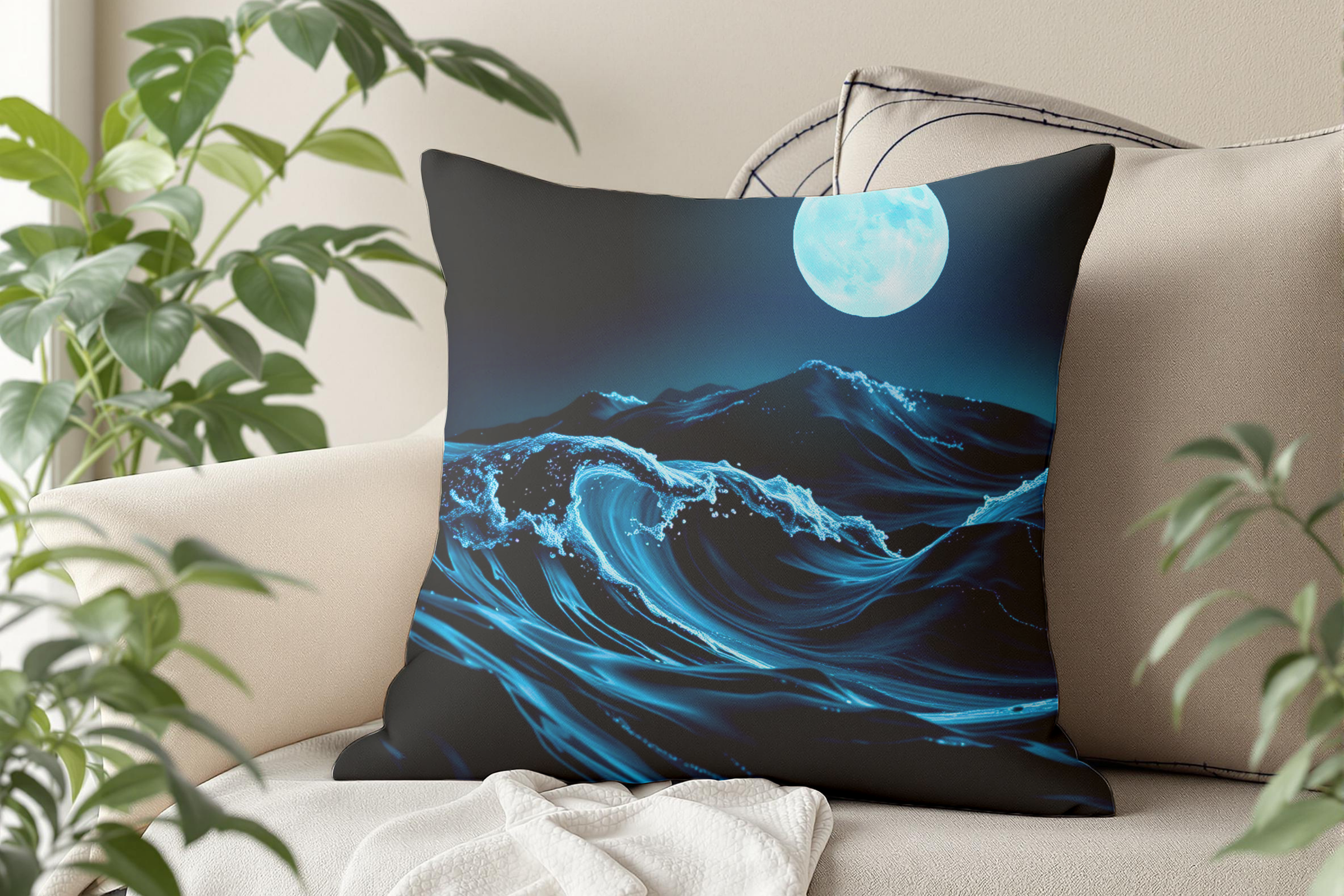 Celestial Rest – Premium Decorative Throw Pillow | Spun Polyester Square Pillow product thumbnail image Celestial Rest – Premium Decorative Throw Pillow | Spun Polyester Square Pillow product thumbnail image