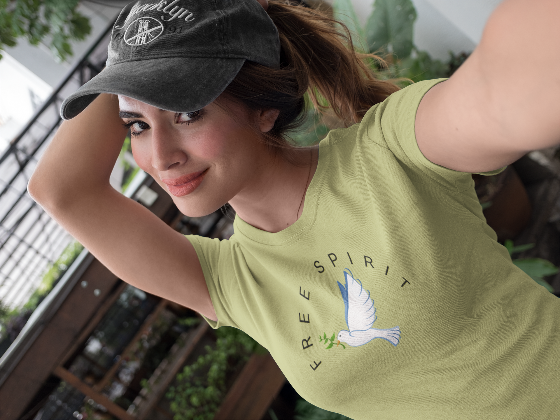 Free Spirit T-Shirt - Dove Design product thumbnail image Free Spirit T-Shirt - Dove Design product thumbnail image