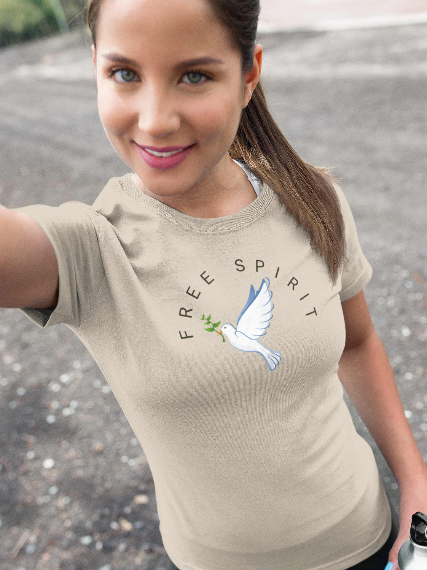 Free Spirit T-Shirt - Dove Design product thumbnail image