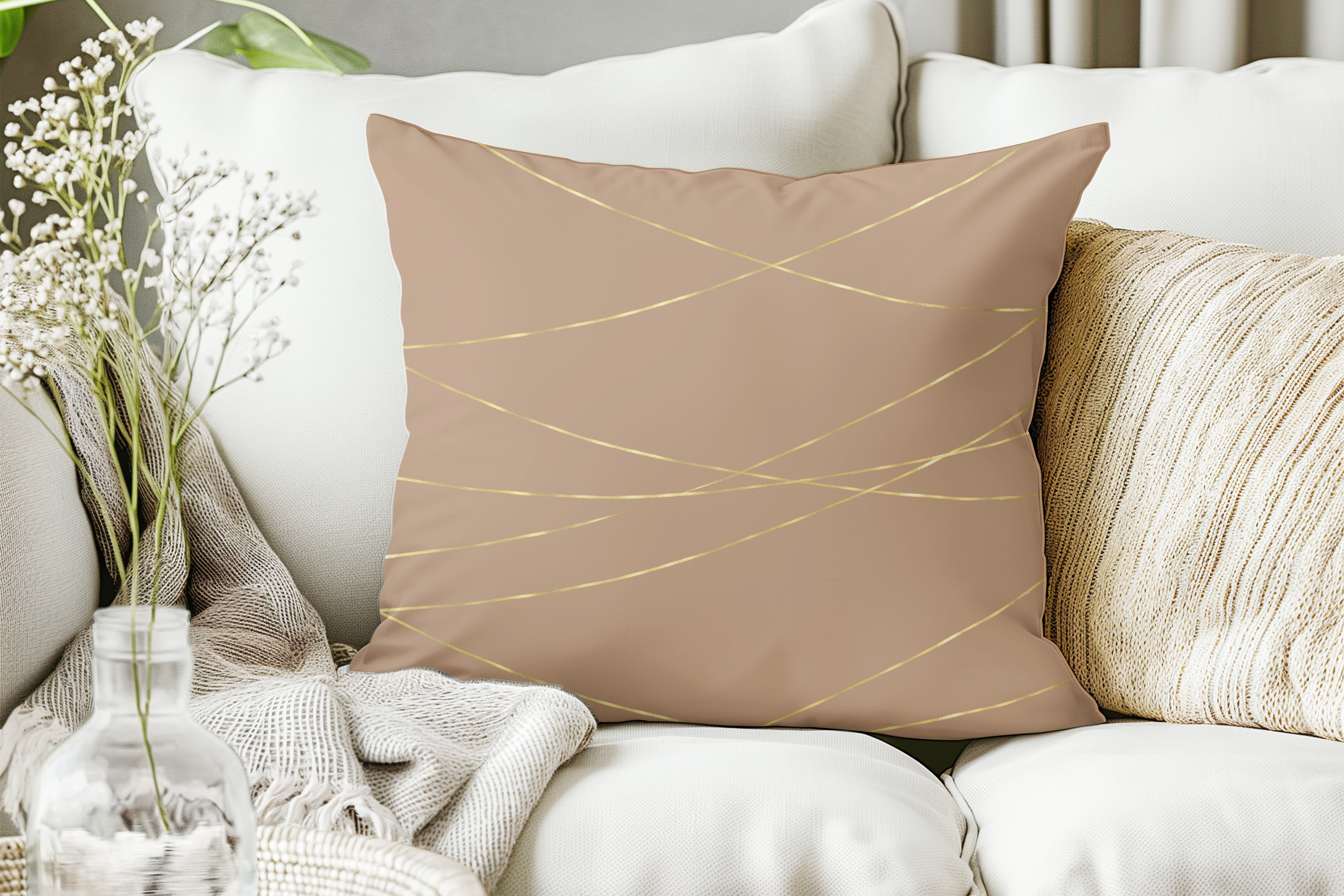 Threadlight – Premium Decorative Throw Pillow | Spun Polyester Square Pillow product thumbnail image Threadlight – Premium Decorative Throw Pillow | Spun Polyester Square Pillow product thumbnail image