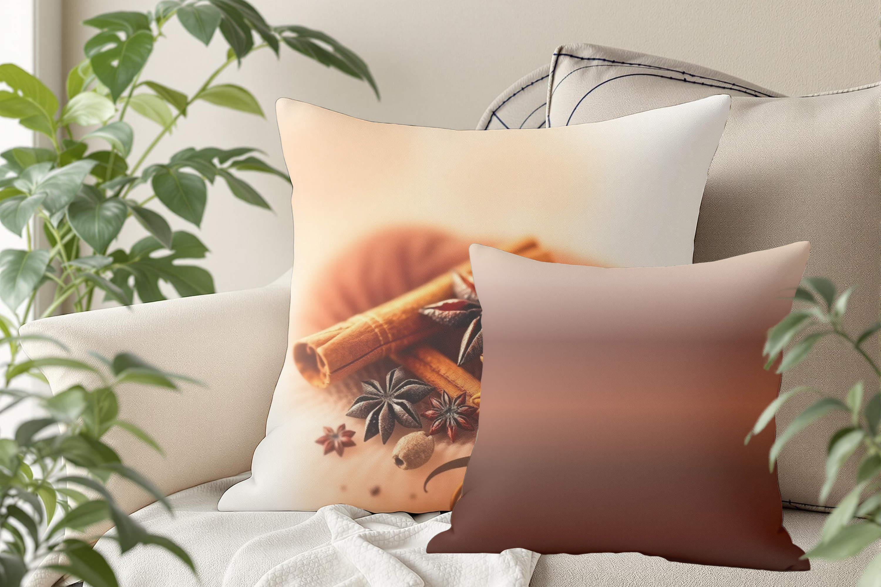 Spiced Delight - Premium Decorative Throw Pillow | Spun Polyester Square Pillow product thumbnail image Spiced Delight - Premium Decorative Throw Pillow | Spun Polyester Square Pillow product thumbnail image