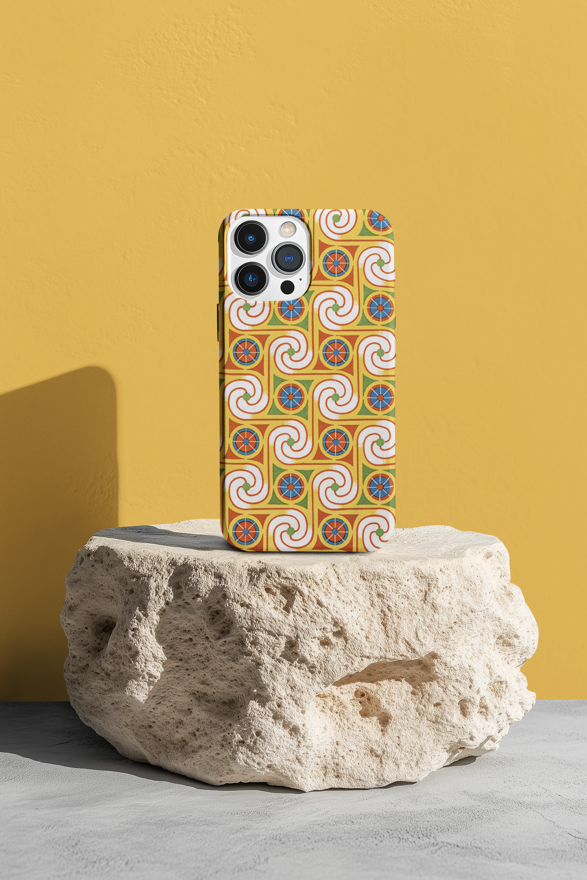 Retro Swirl Pop Tough Phone Case – 70s Groove Edition product thumbnail image