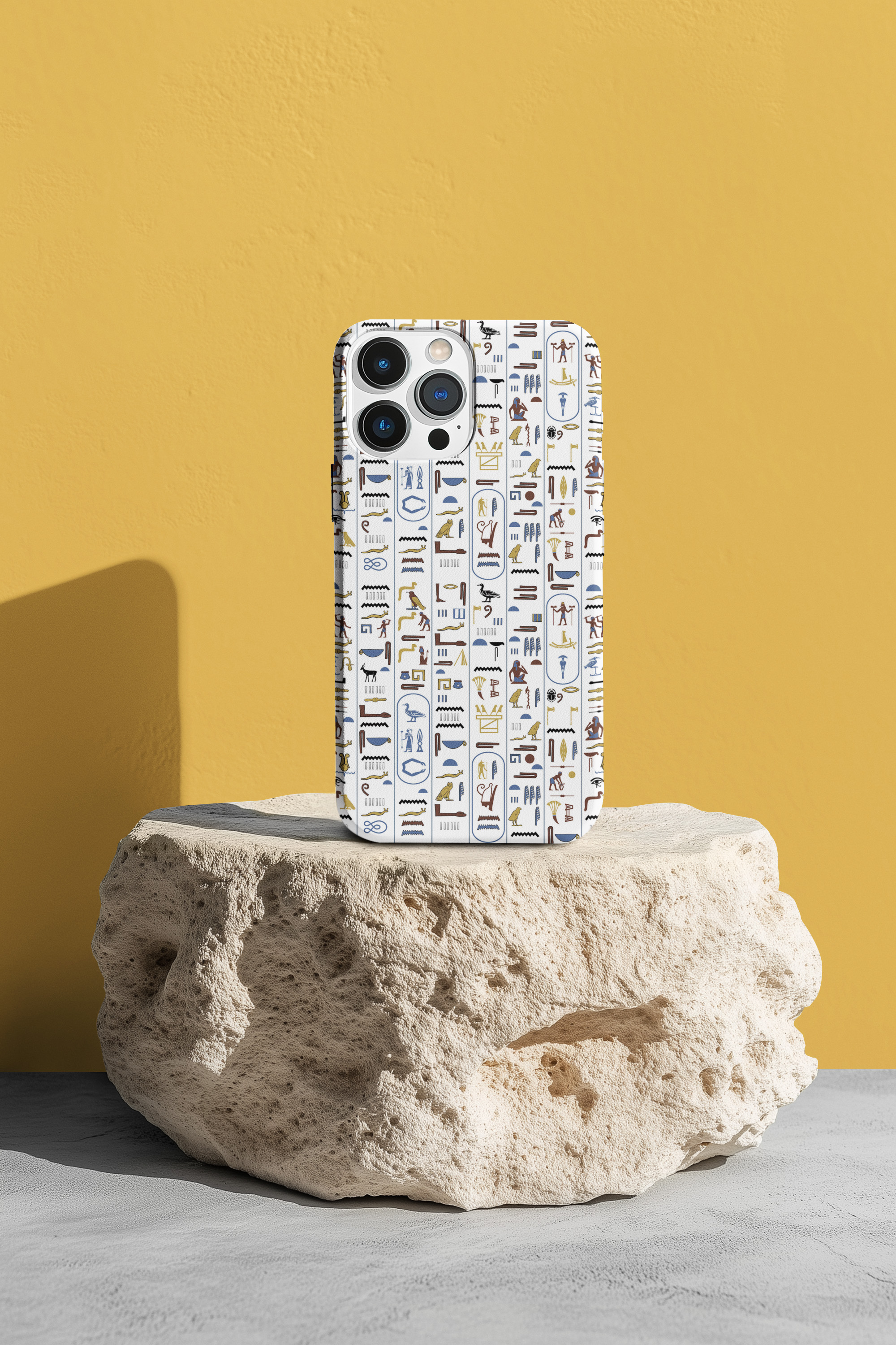 Egyptian Hieroglyphs Tough Phone Case - Ancient Script Edition product thumbnail image
