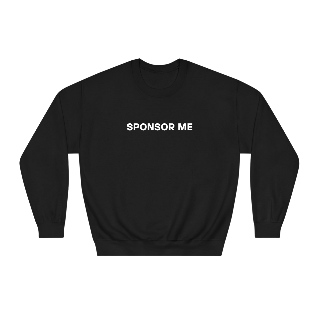 'Sponsor Me' Sweatshirt - black product thumbnail image 'Sponsor Me' Sweatshirt - black product thumbnail image