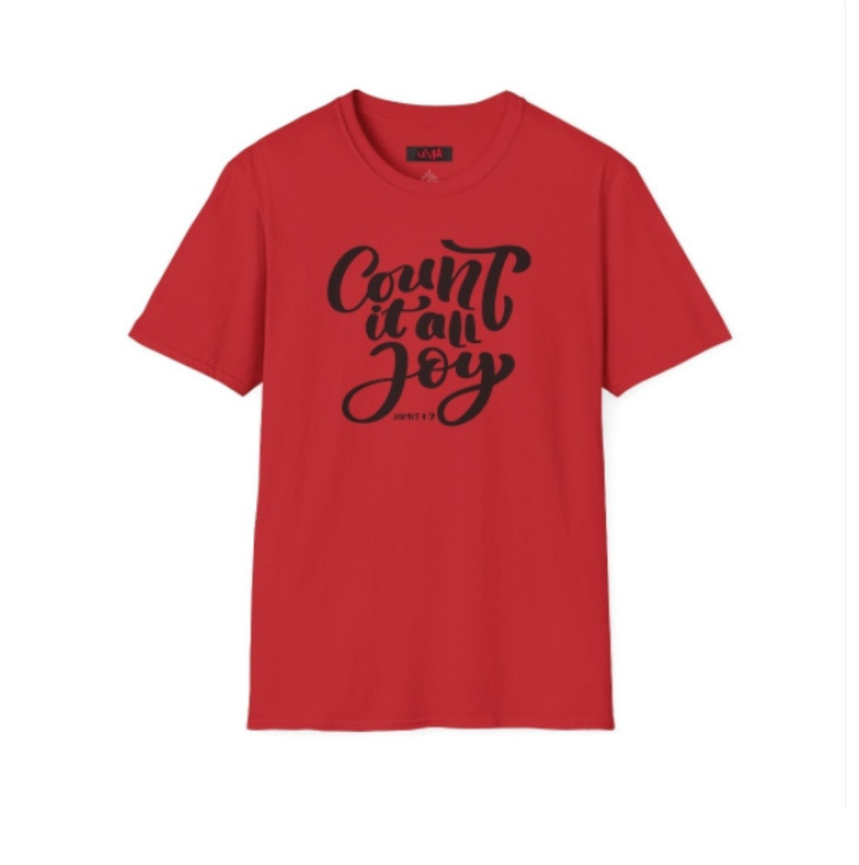 Count It All Joy Unisex Softstyle T-Shirt product thumbnail image Count It All Joy Unisex Softstyle T-Shirt product thumbnail image