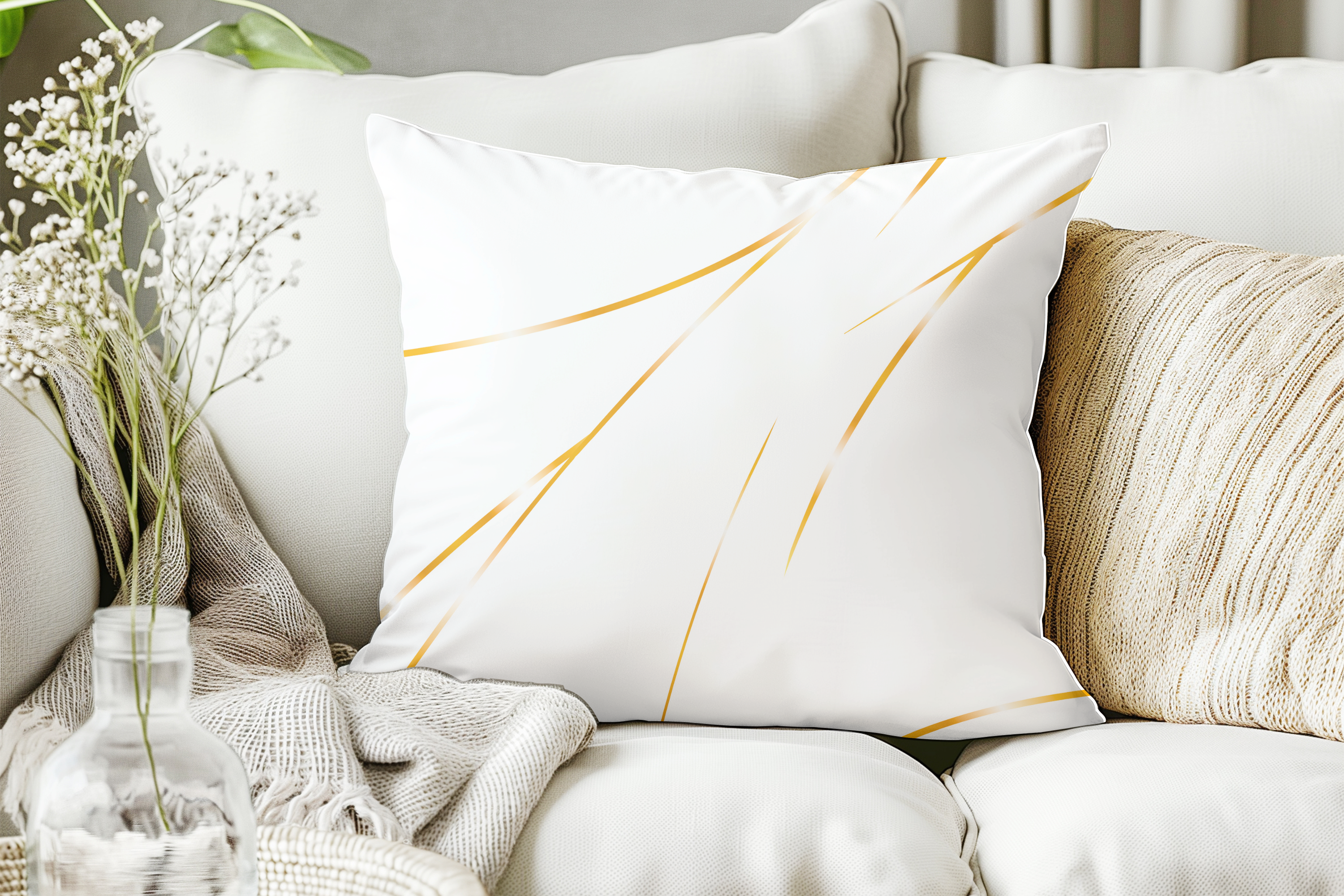 Opaline Luxe – Luxe Throw Pillow | Spun Polyester Square Pillow  product thumbnail image