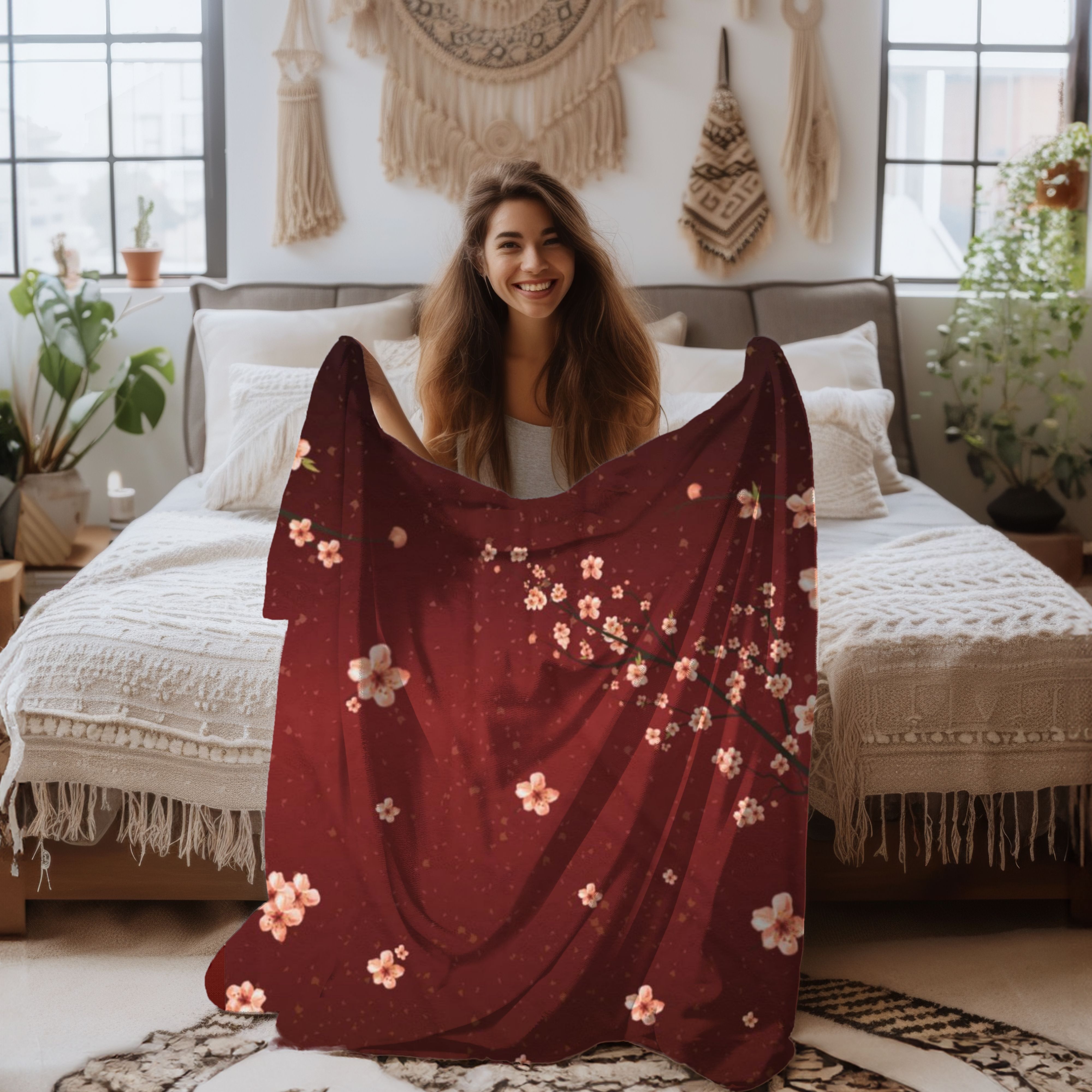 Blossom Plush – Soft Velveteen Throw Blanket product thumbnail image Blossom Plush – Soft Velveteen Throw Blanket product thumbnail image