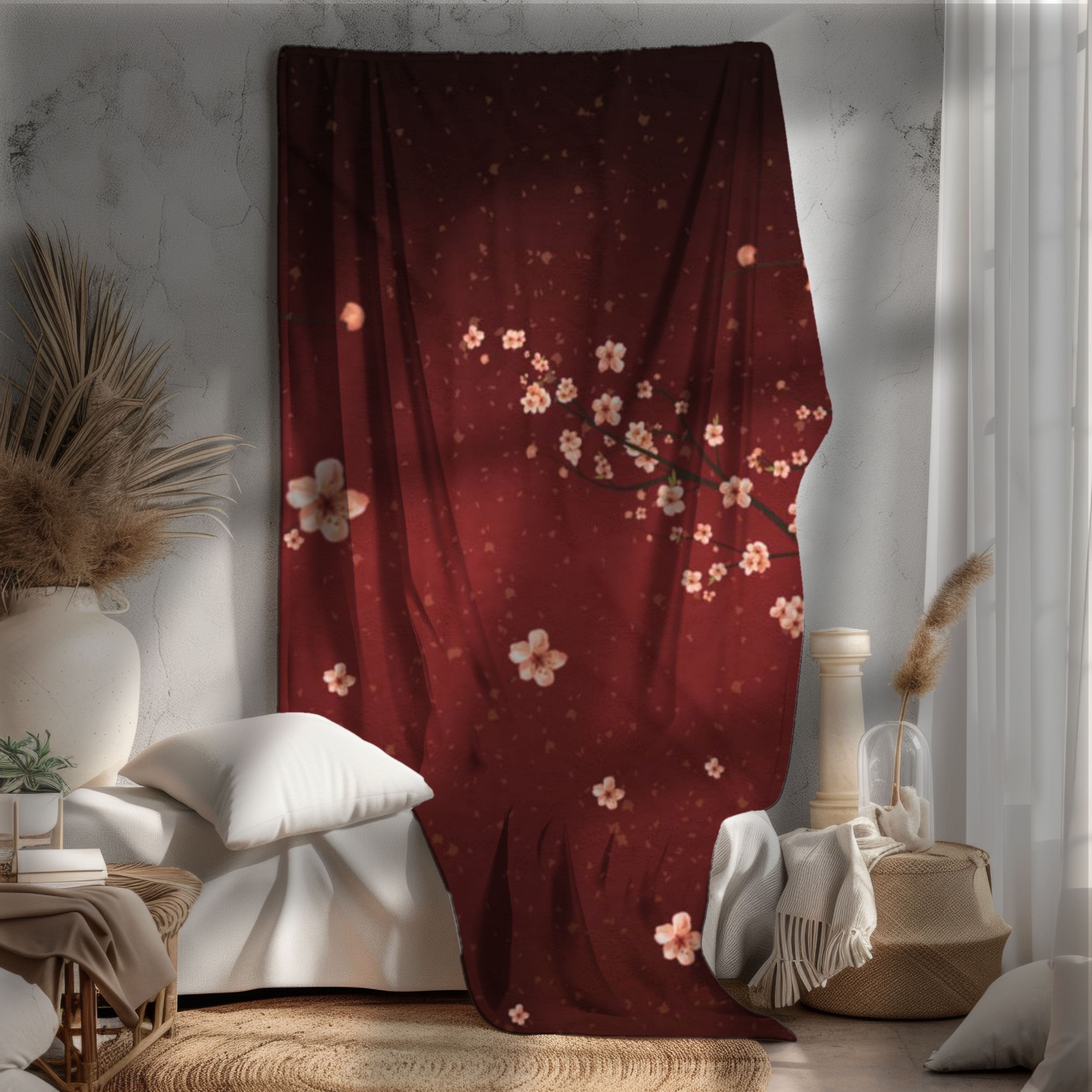 Blossom Plush – Soft Velveteen Throw Blanket
