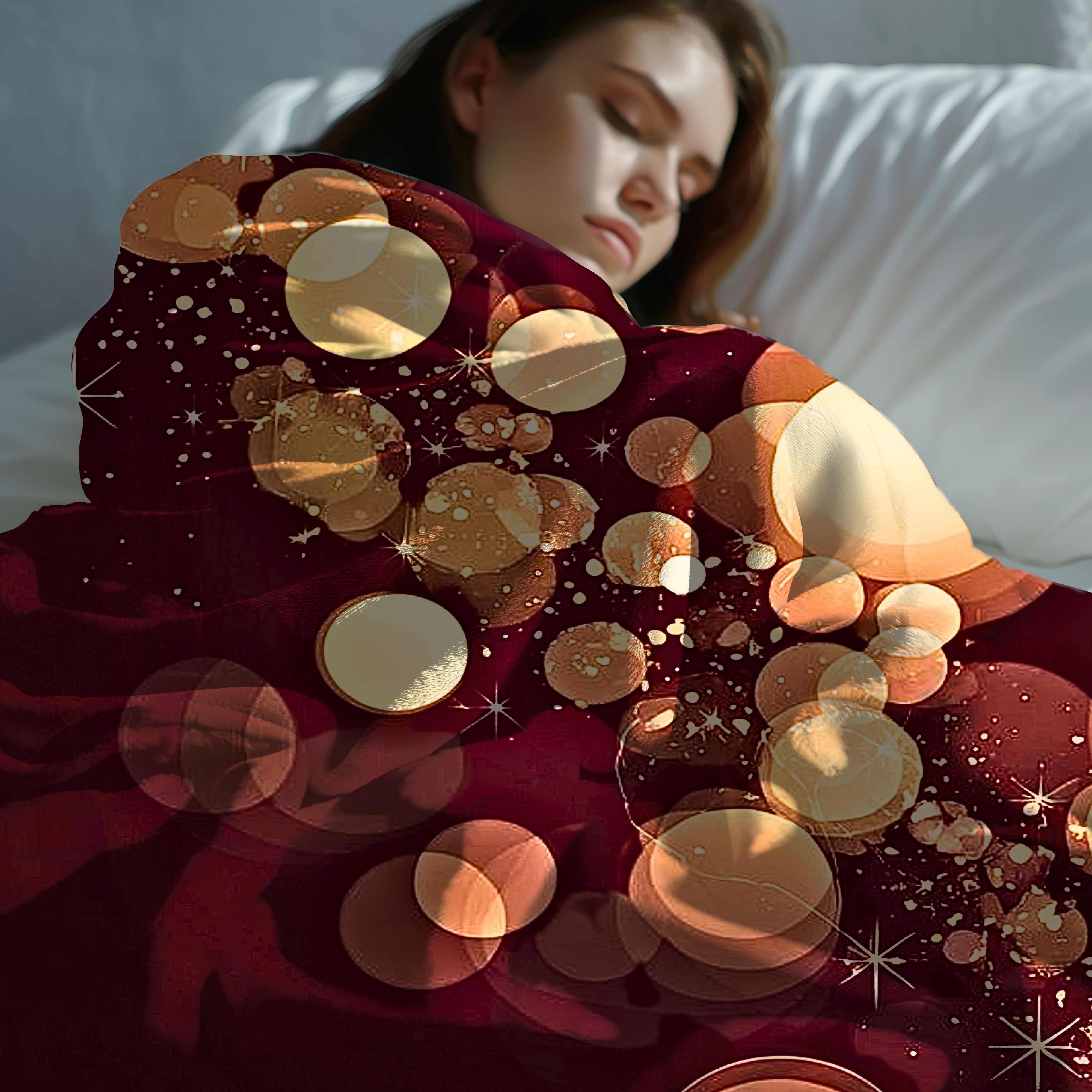 Sparkle &amp; Glow Plush – Soft Velveteen Throw Blanket  product thumbnail image