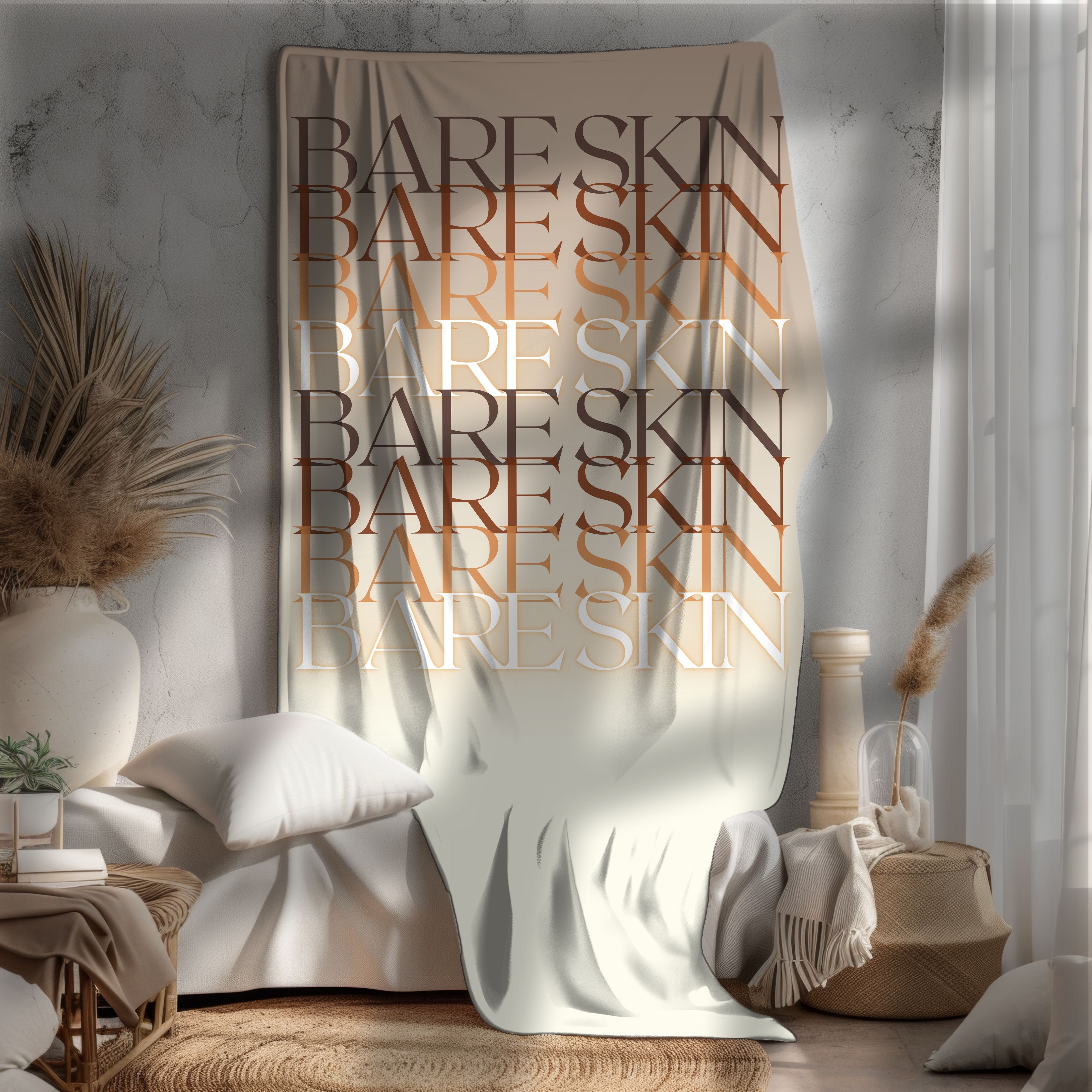 Bare Skin Plush – Soft Velveteen Throw Blanket  product thumbnail image