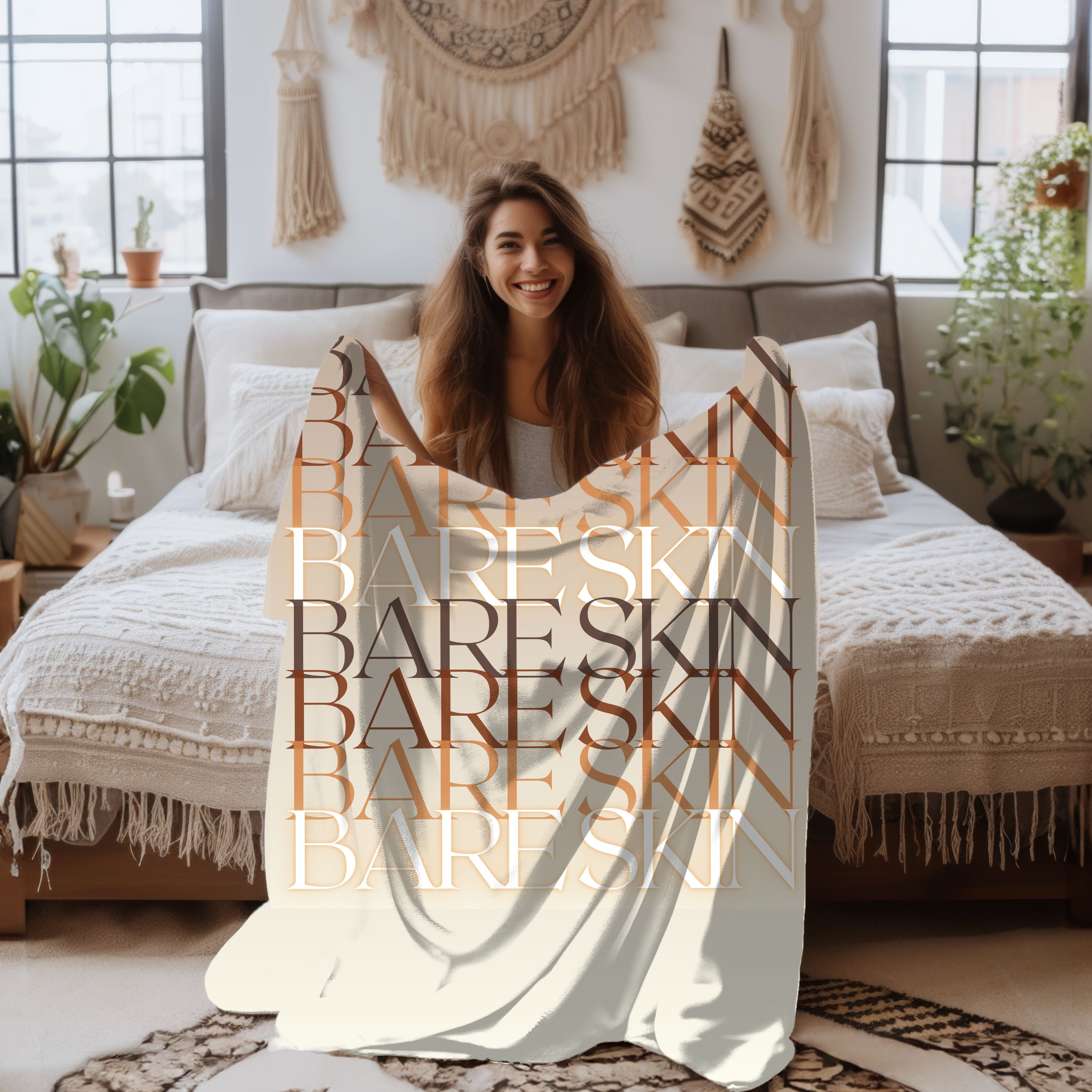 Bare Skin Plush – Soft Velveteen Throw Blanket  product thumbnail image
