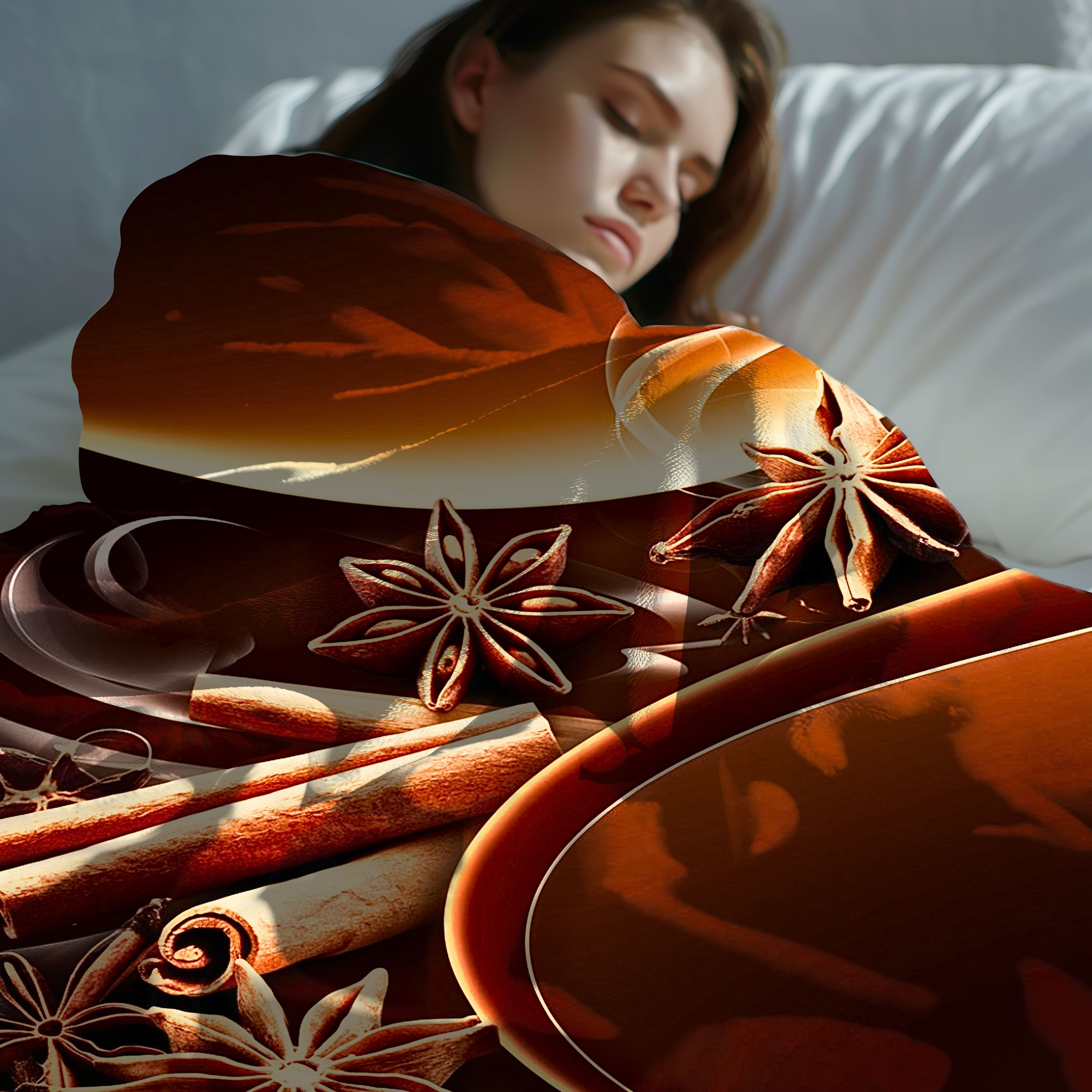 Golden Ember Plush - Soft Velveteen Throw Blanket product thumbnail image Golden Ember Plush - Soft Velveteen Throw Blanket product thumbnail image