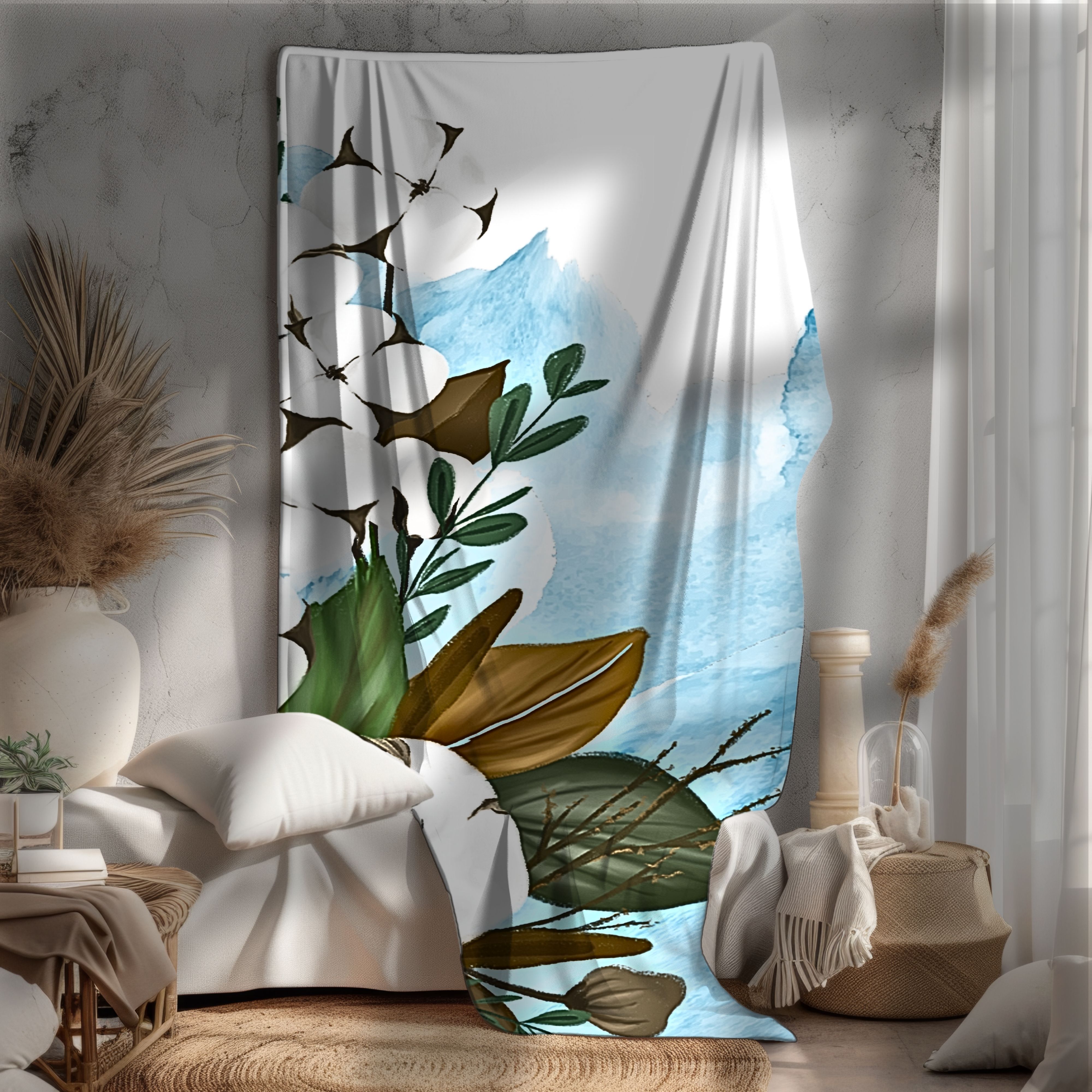 Fresh Linen – Soft Velveteen Throw Blanket product thumbnail image Fresh Linen – Soft Velveteen Throw Blanket product thumbnail image