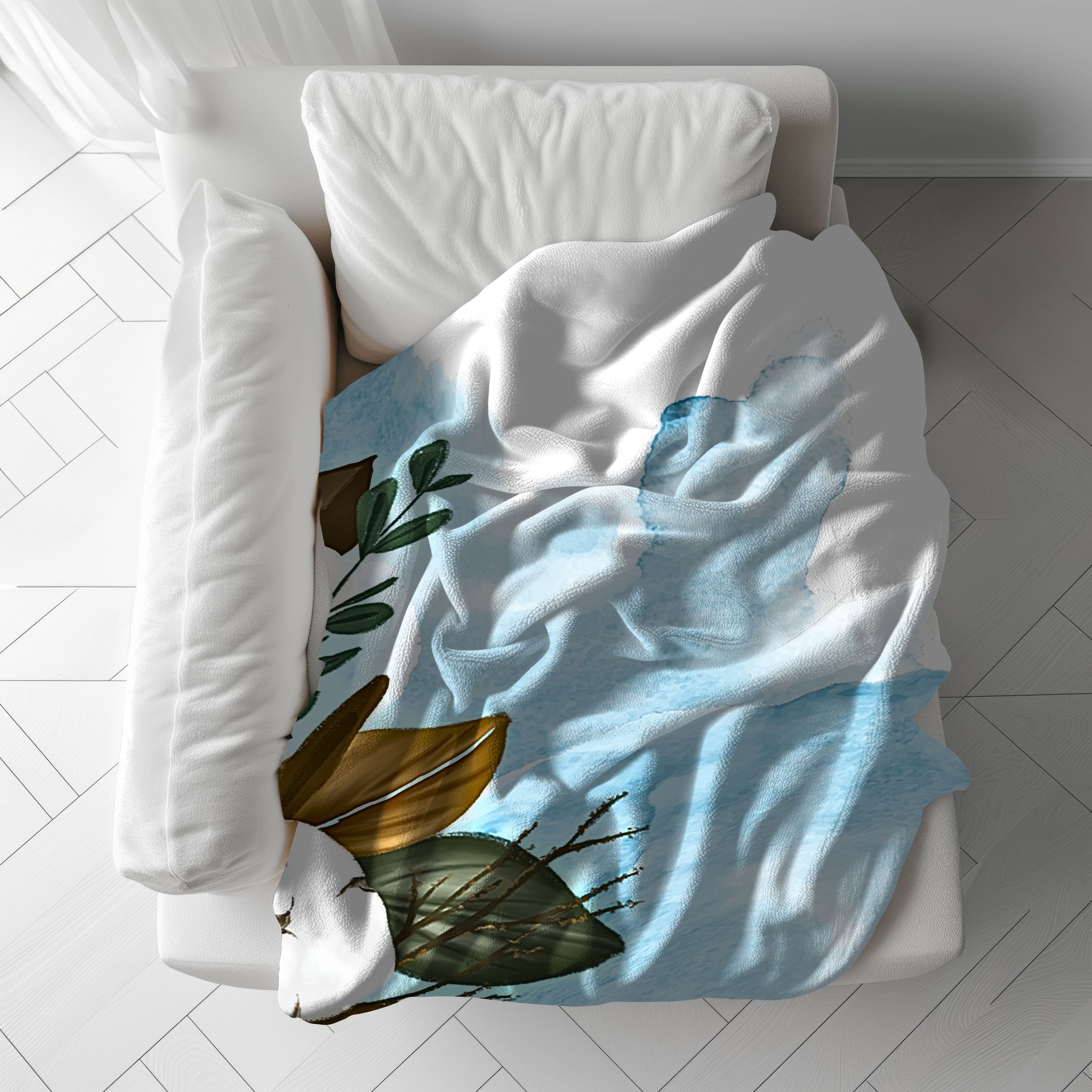 Fresh Linen – Soft Velveteen Throw Blanket product thumbnail image Fresh Linen – Soft Velveteen Throw Blanket product thumbnail image