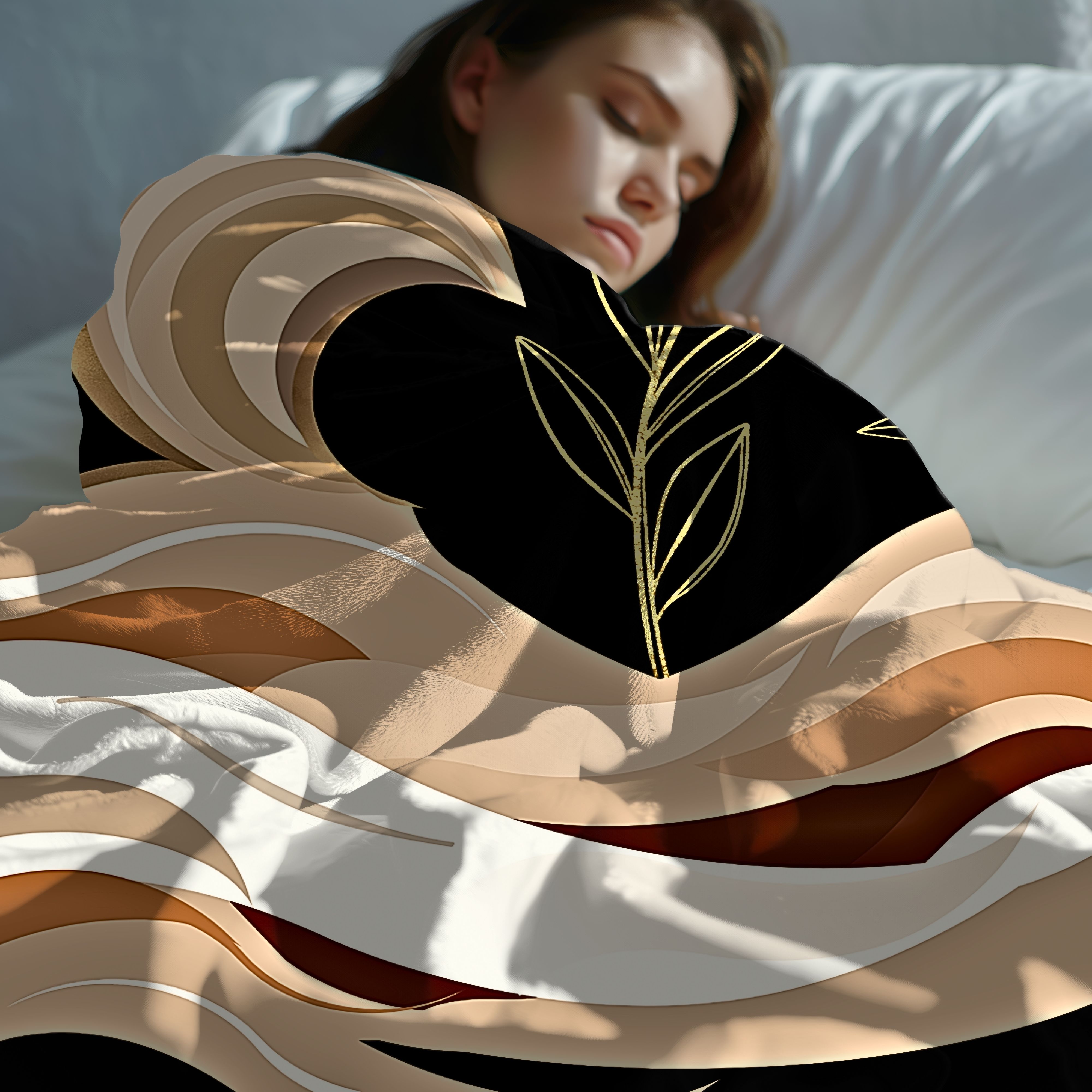 Nude Horizon - Soft Velveteen Blanket product thumbnail image Nude Horizon - Soft Velveteen Blanket product thumbnail image