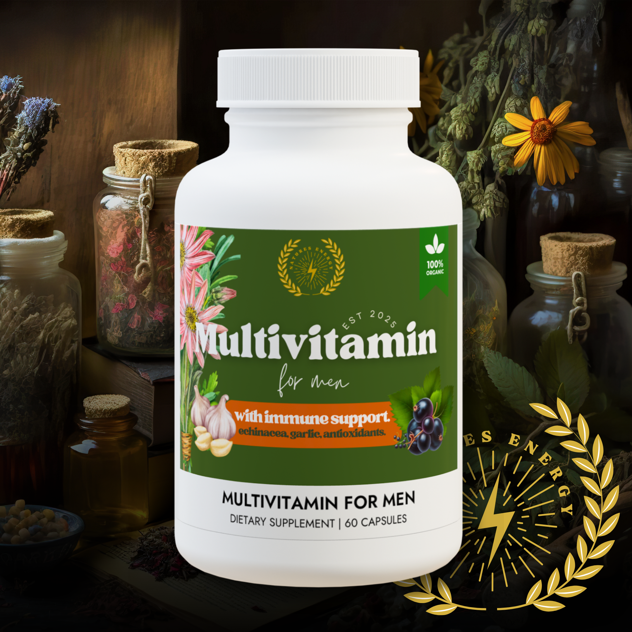 Multivitamin + Immune (60 Capsules) Multivitamin + Immune (60 Capsules)