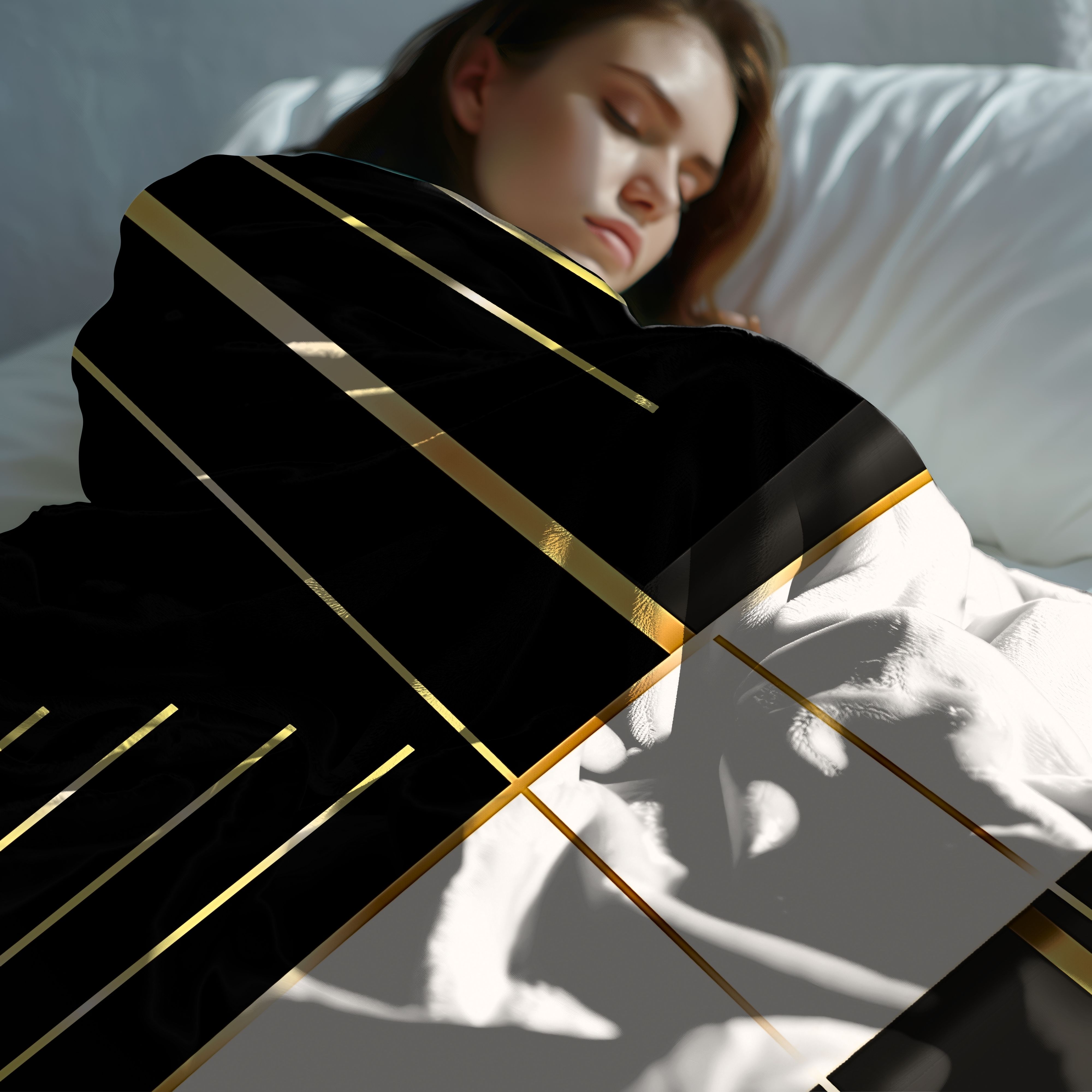 Midnight Alloy – Plush Velveteen Throw Blanket product thumbnail image