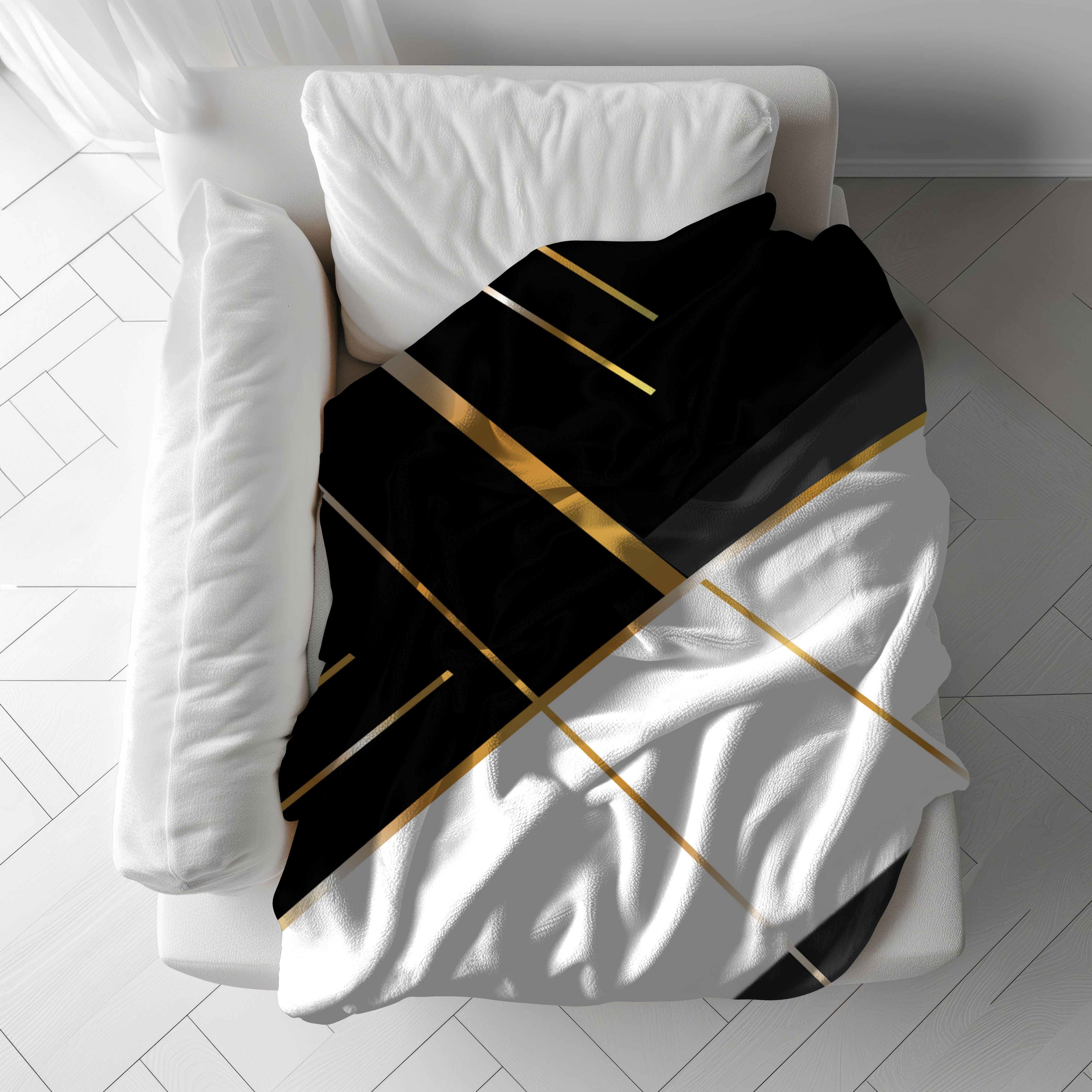 Midnight Alloy – Plush Velveteen Throw Blanket product thumbnail image