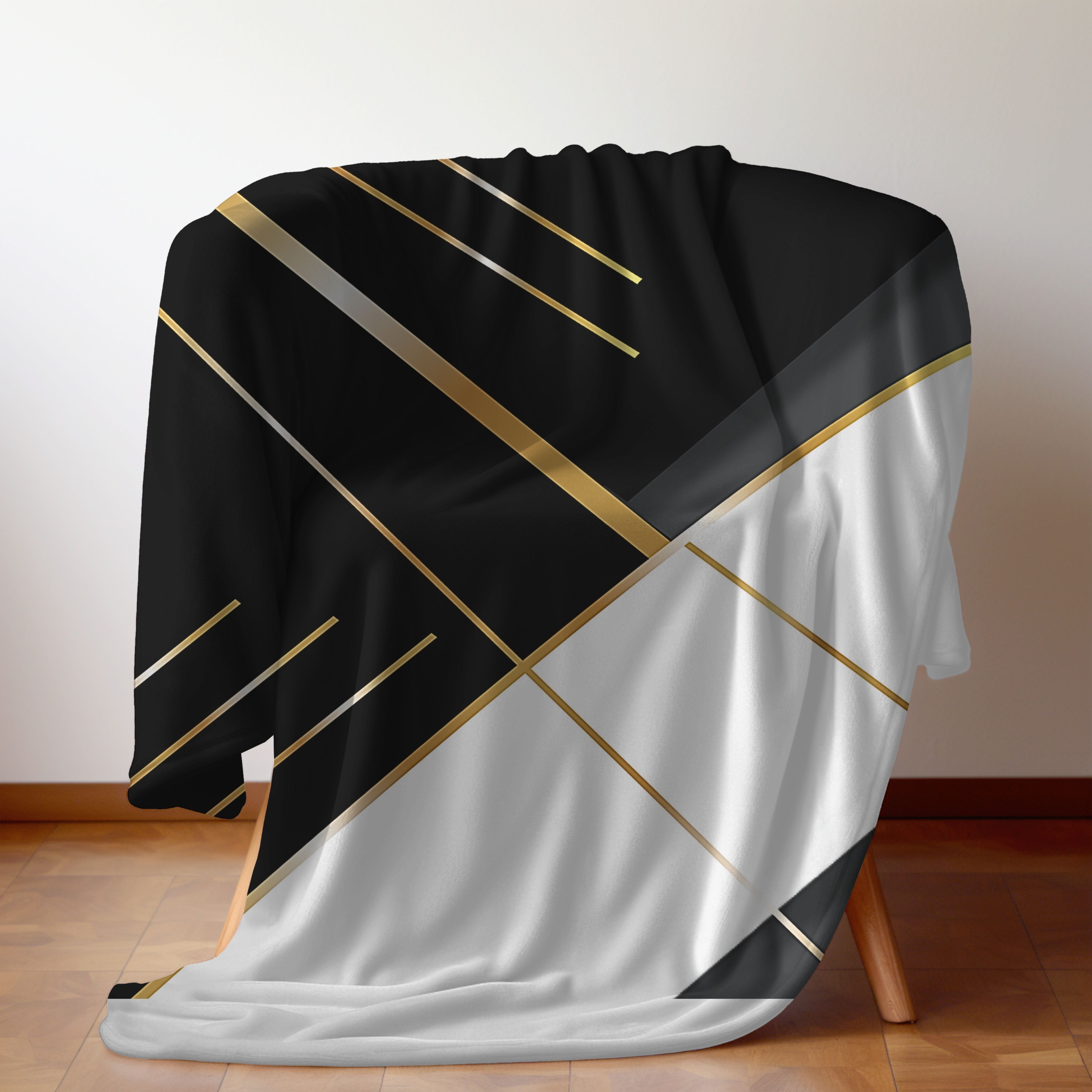 Midnight Alloy – Plush Velveteen Throw Blanket product thumbnail image