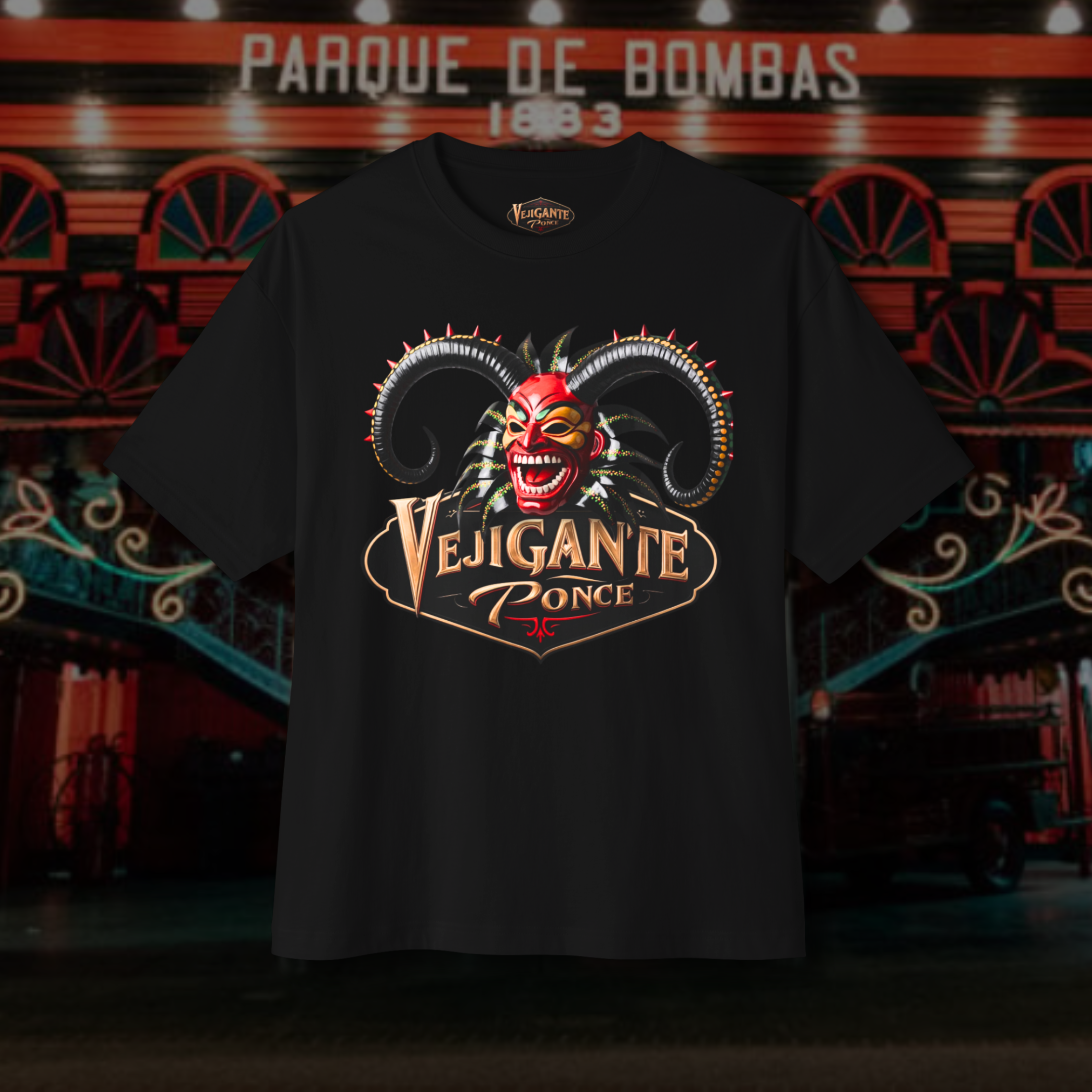 Vejigante Ponce Tee product thumbnail image Vejigante Ponce Tee product thumbnail image