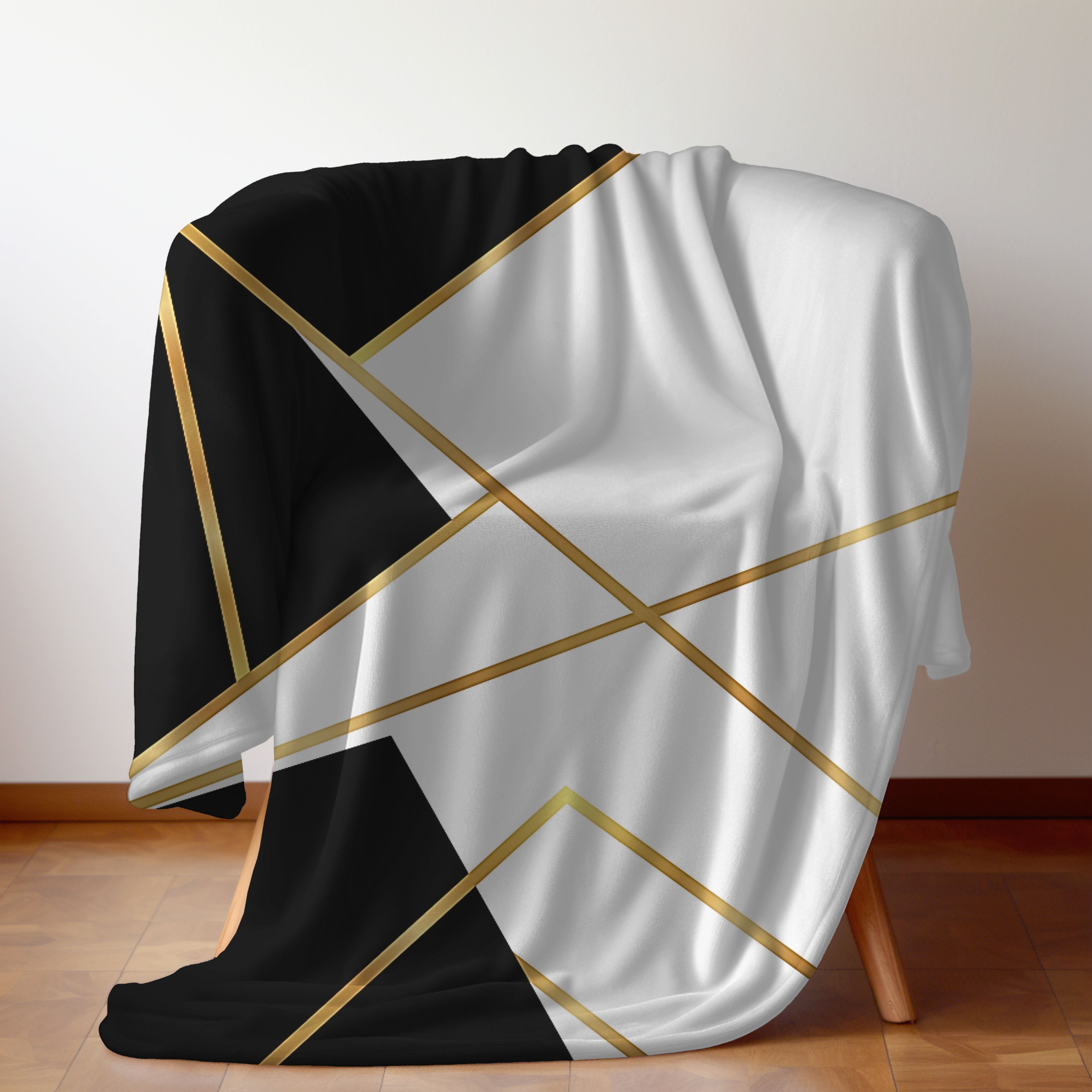 Gilded Fracture – Plush Velveteen Throw Blanket product thumbnail image Gilded Fracture – Plush Velveteen Throw Blanket product thumbnail image
