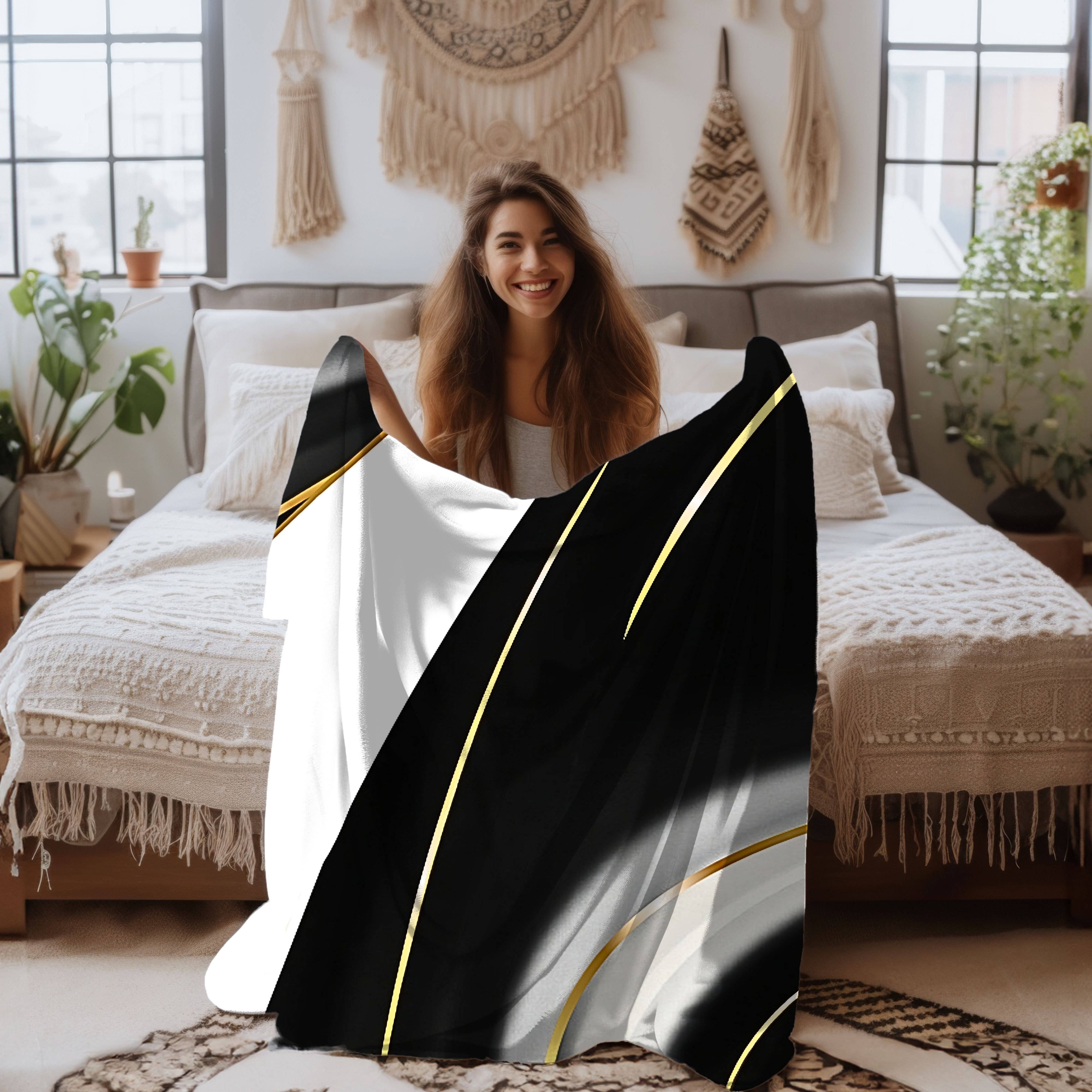 Liquid Obsidian – Soft Velveteen Throw Blanket product thumbnail image Liquid Obsidian – Soft Velveteen Throw Blanket product thumbnail image