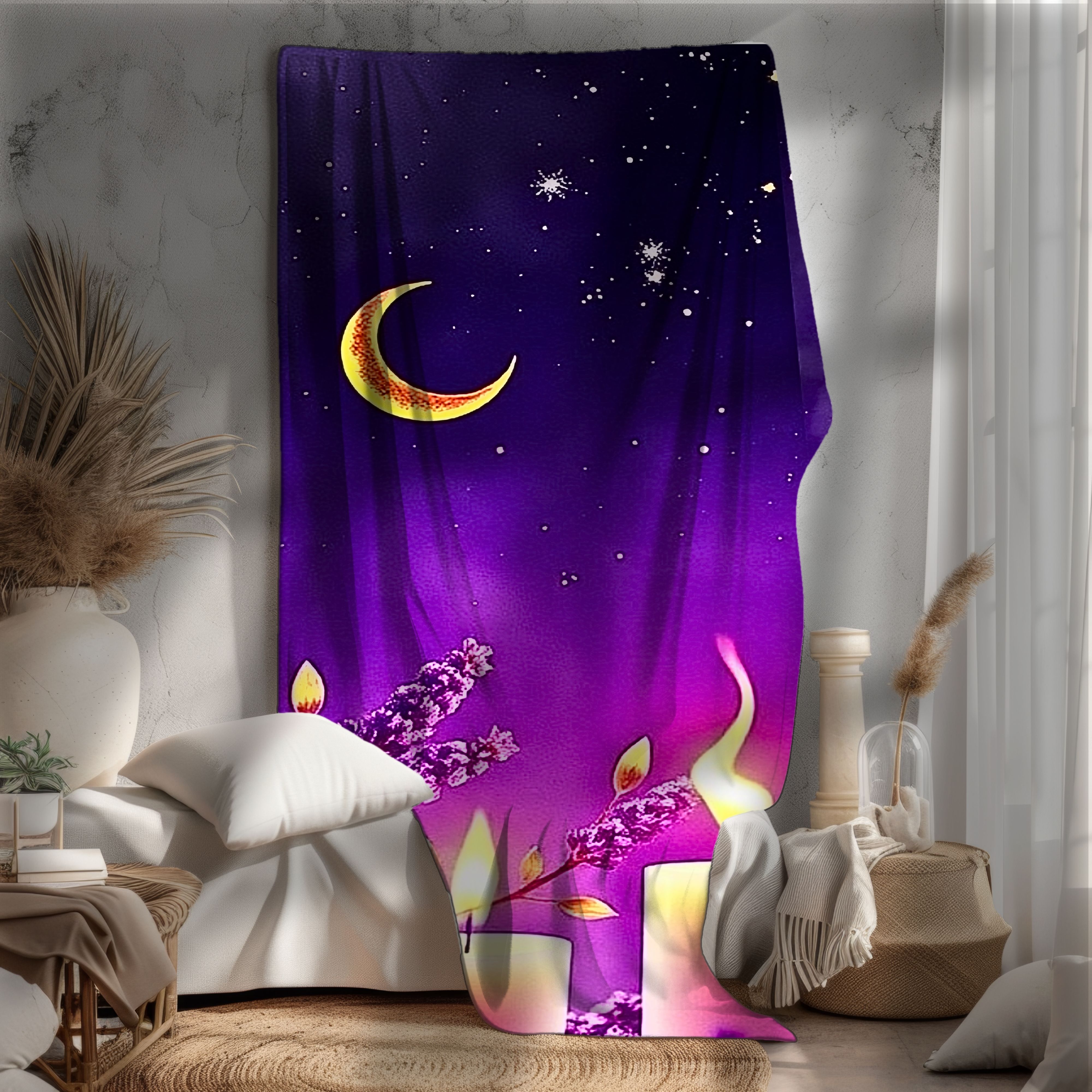 Sacred Serenity – Soft Velveteen Throw Blanket product thumbnail image Sacred Serenity – Soft Velveteen Throw Blanket product thumbnail image