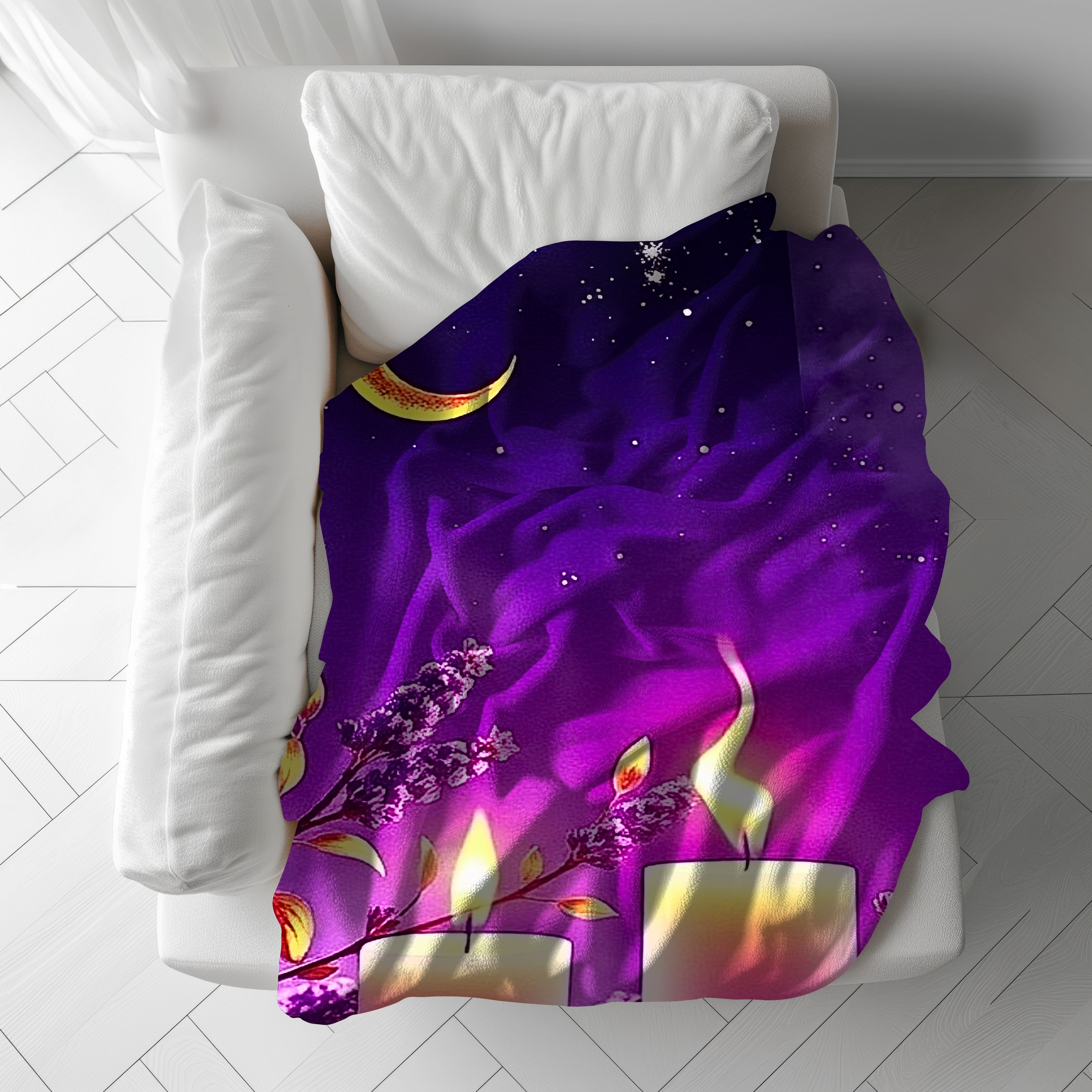 Sacred Serenity – Soft Velveteen Throw Blanket product thumbnail image Sacred Serenity – Soft Velveteen Throw Blanket product thumbnail image