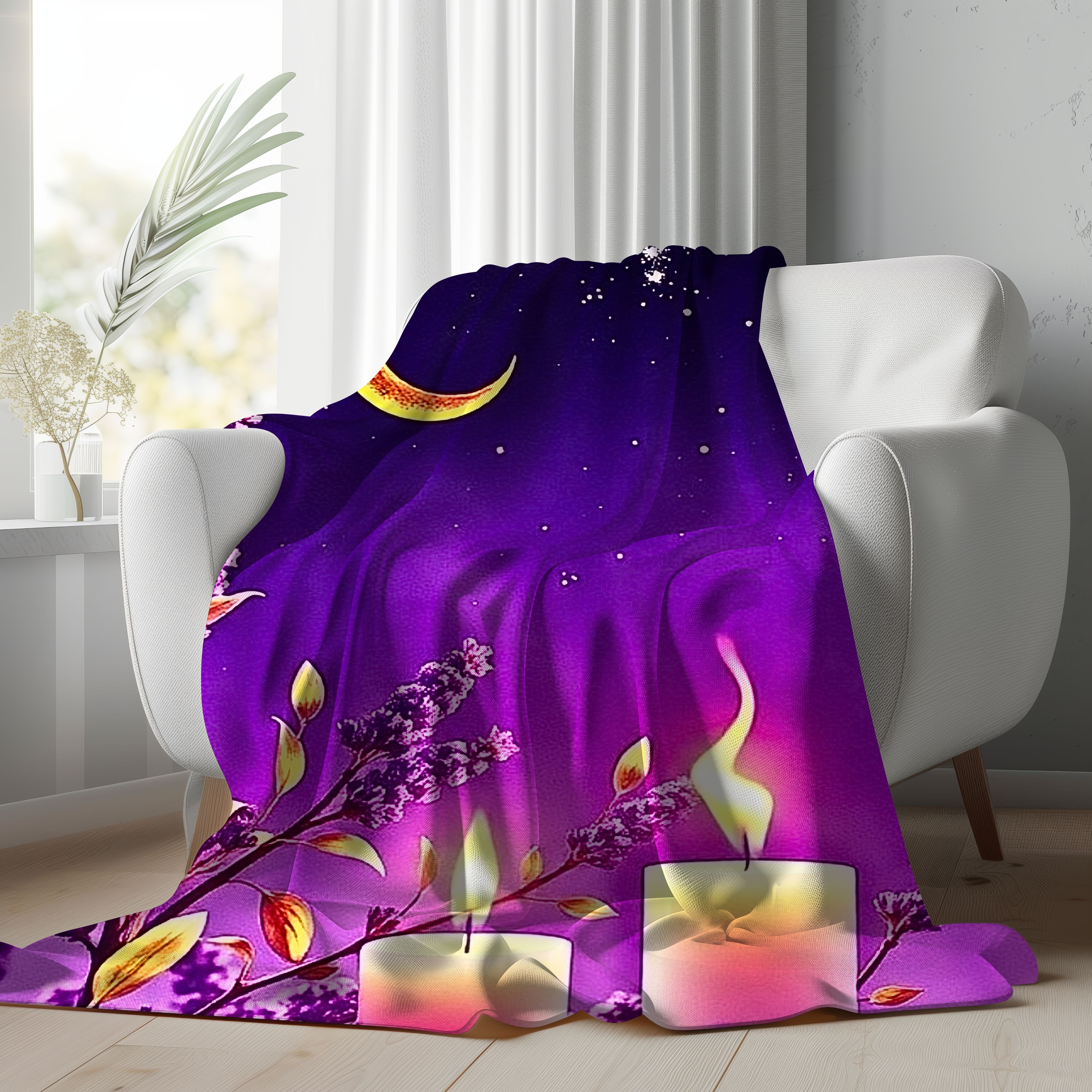 Sacred Serenity – Soft Velveteen Throw Blanket product thumbnail image Sacred Serenity – Soft Velveteen Throw Blanket product thumbnail image