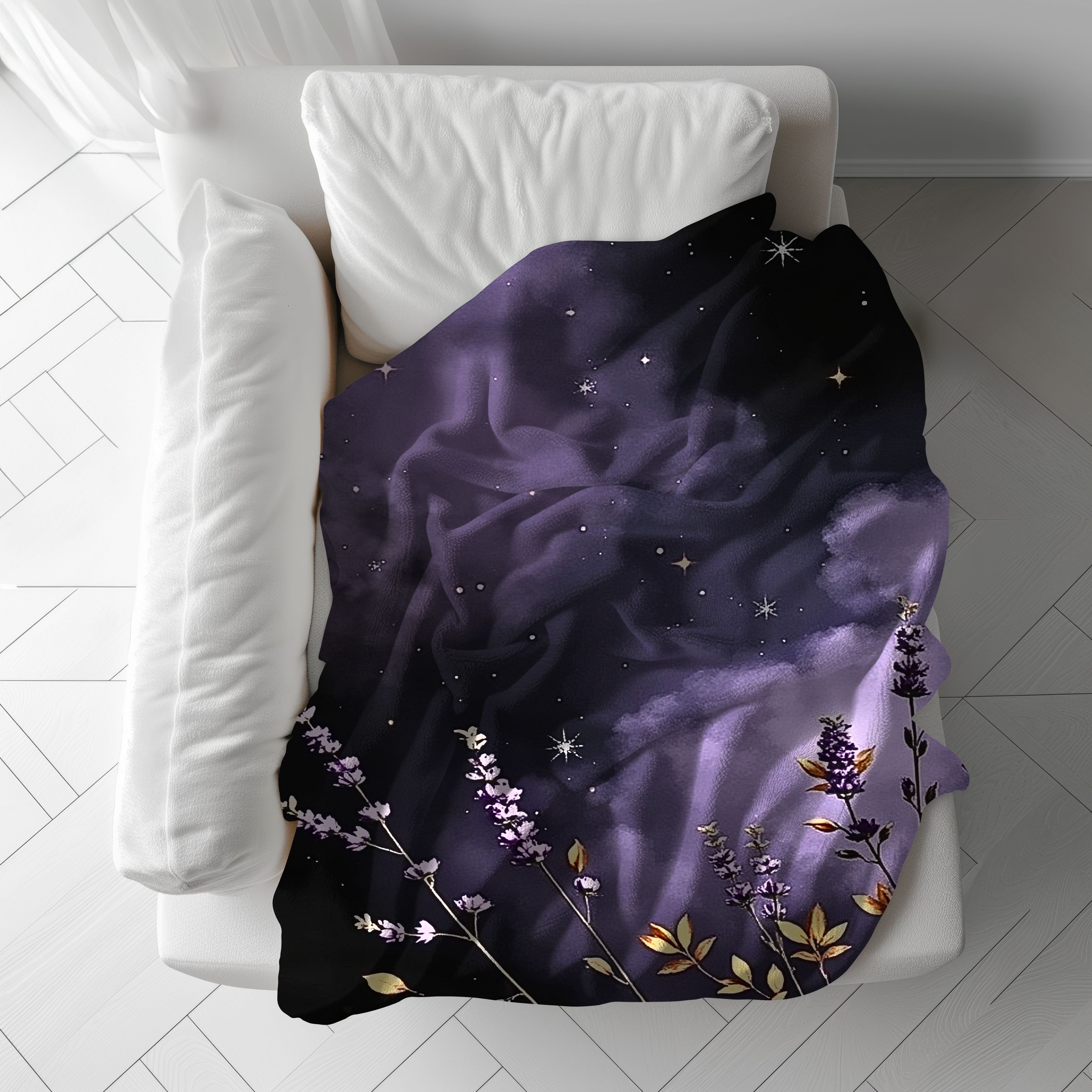  Twilight Bloom – Plush Velveteen Throw Blanket product thumbnail image