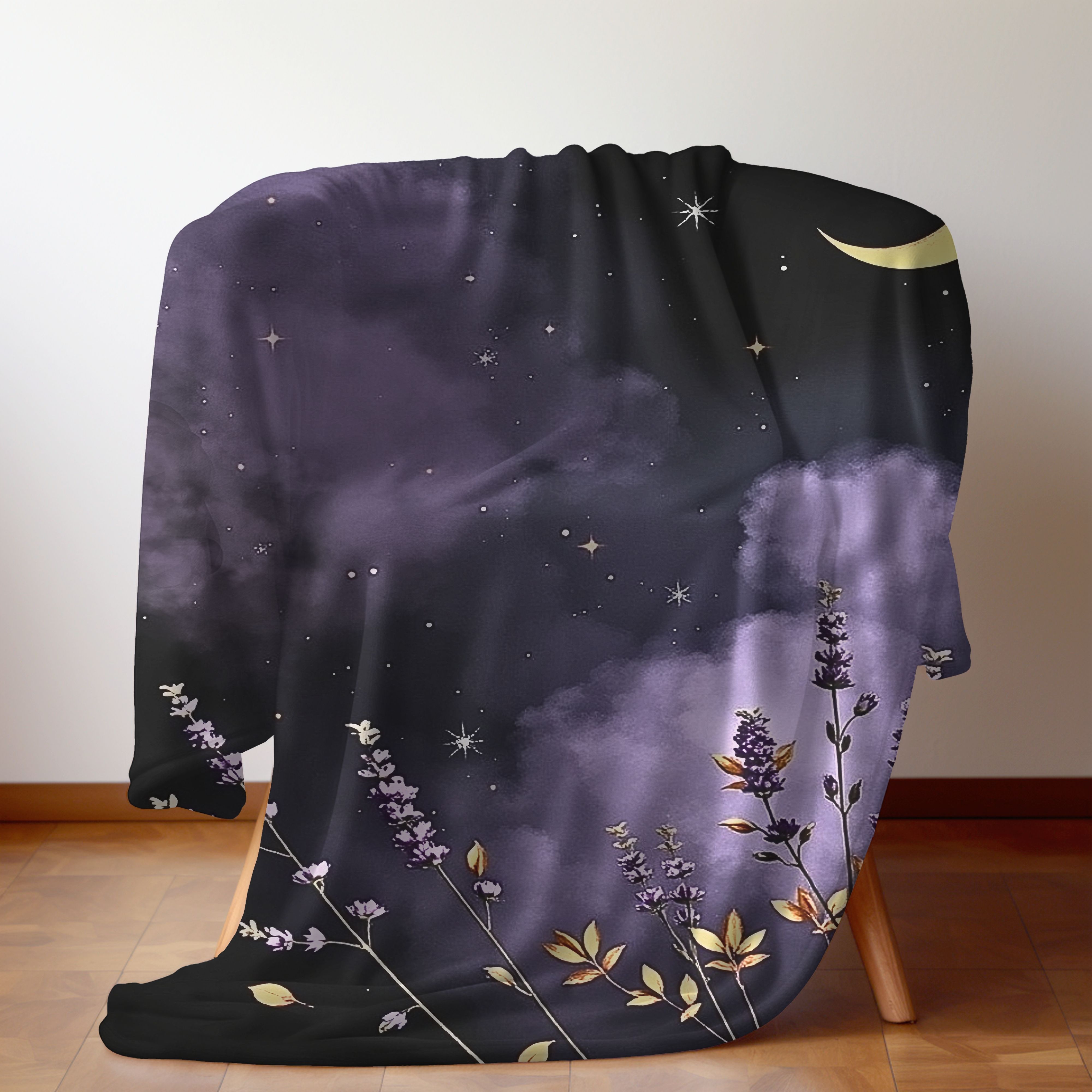  Twilight Bloom – Plush Velveteen Throw Blanket product thumbnail image