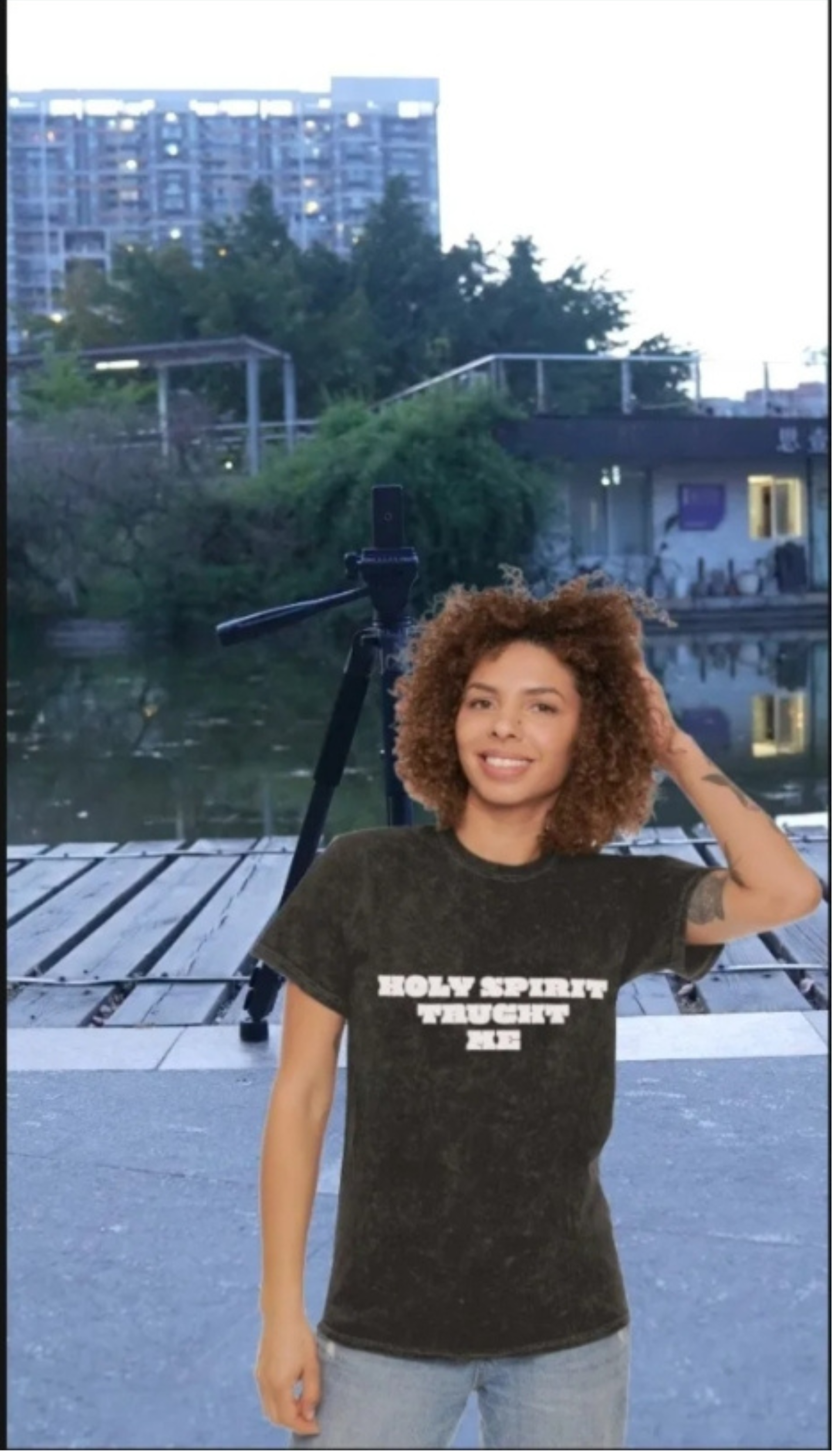 Spiritual Mineral Wash T-Shirt For Believers Of The Way- Holy Spirit Taught Me product thumbnail image Spiritual Mineral Wash T-Shirt For Believers Of The Way- Holy Spirit Taught Me product thumbnail image