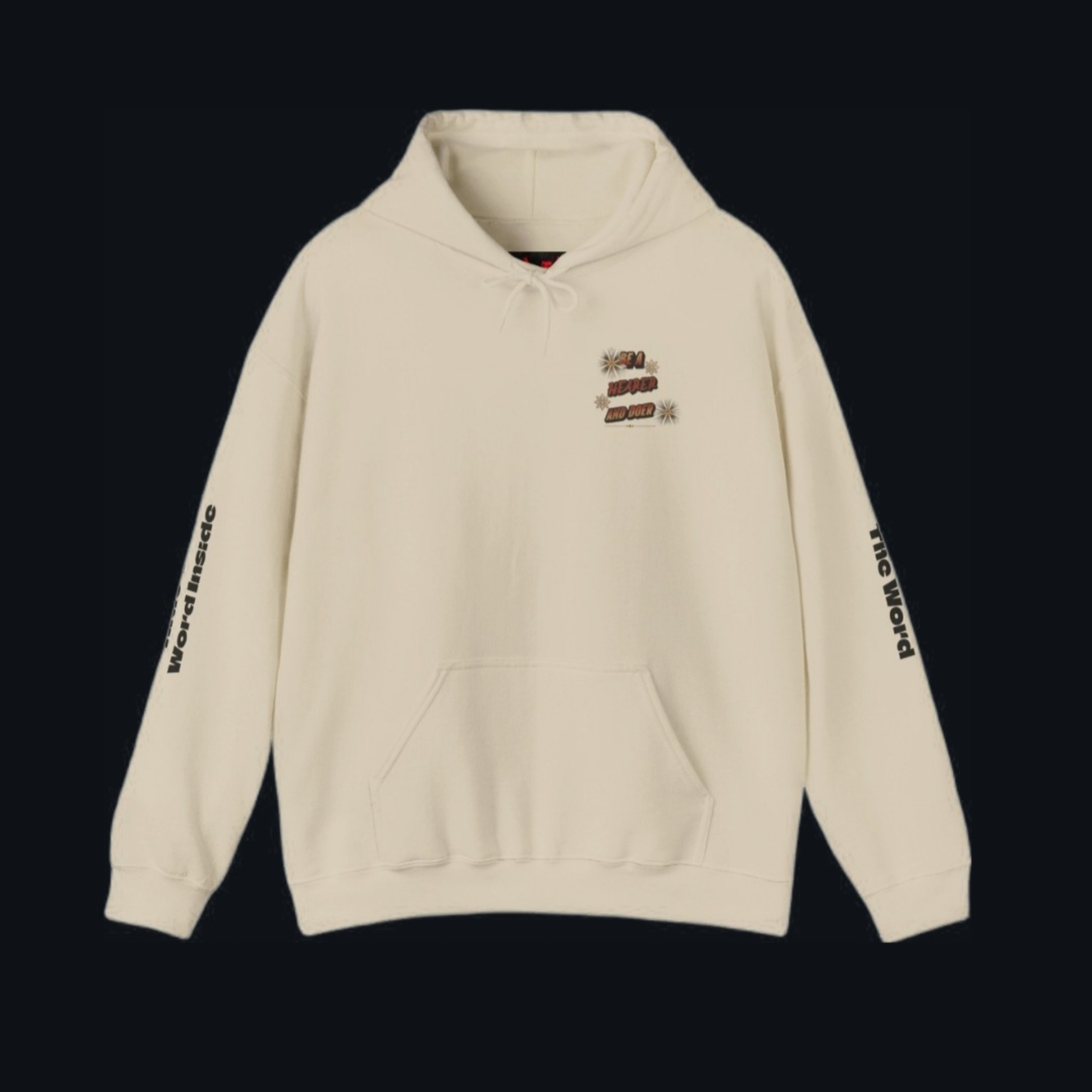 Hooded Sweatshirt - Hearer And Doer Believer Of The Way Design  product thumbnail image