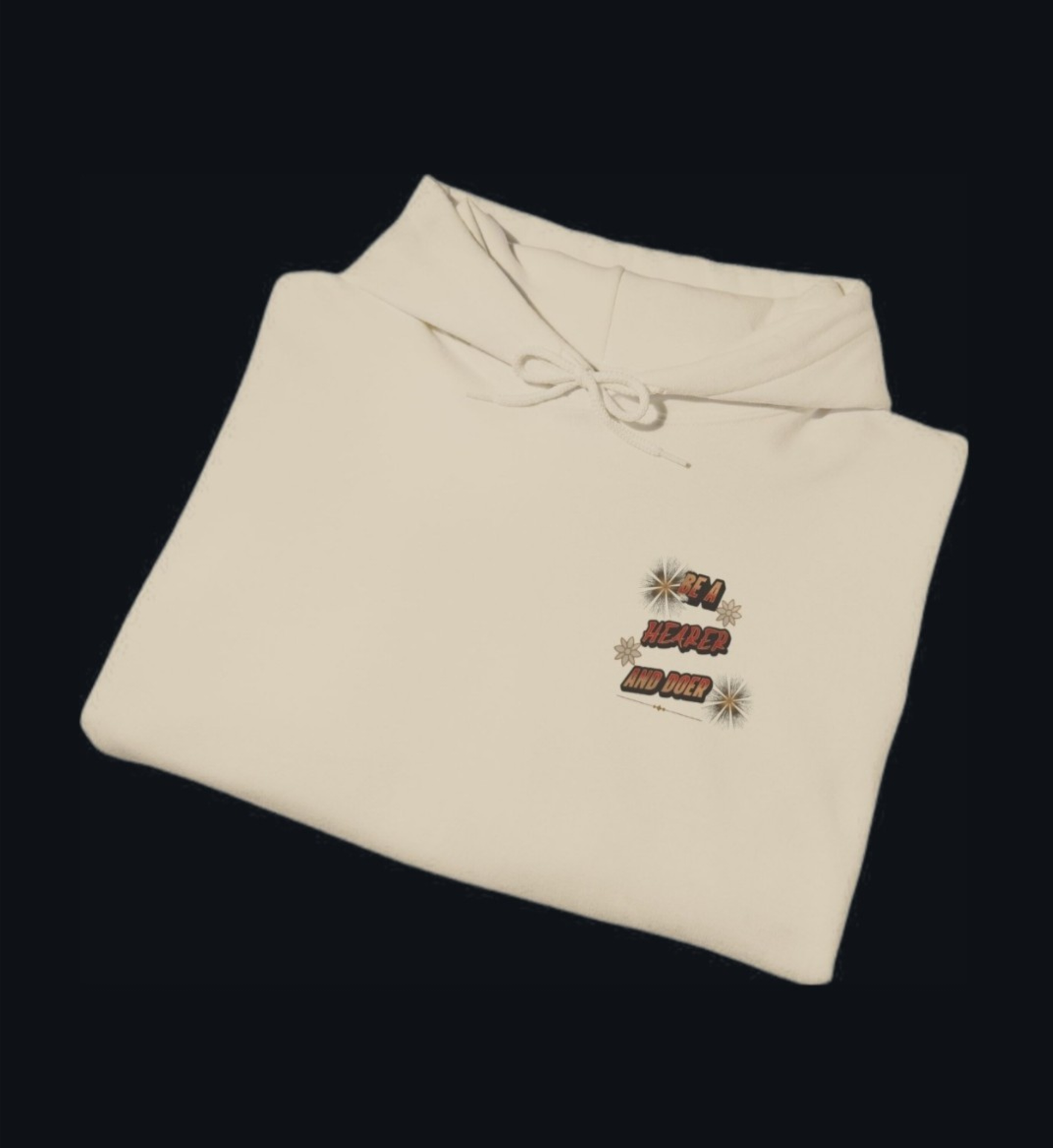 Hooded Sweatshirt - Hearer And Doer Believer Of The Way Design product thumbnail image Hooded Sweatshirt - Hearer And Doer Believer Of The Way Design product thumbnail image