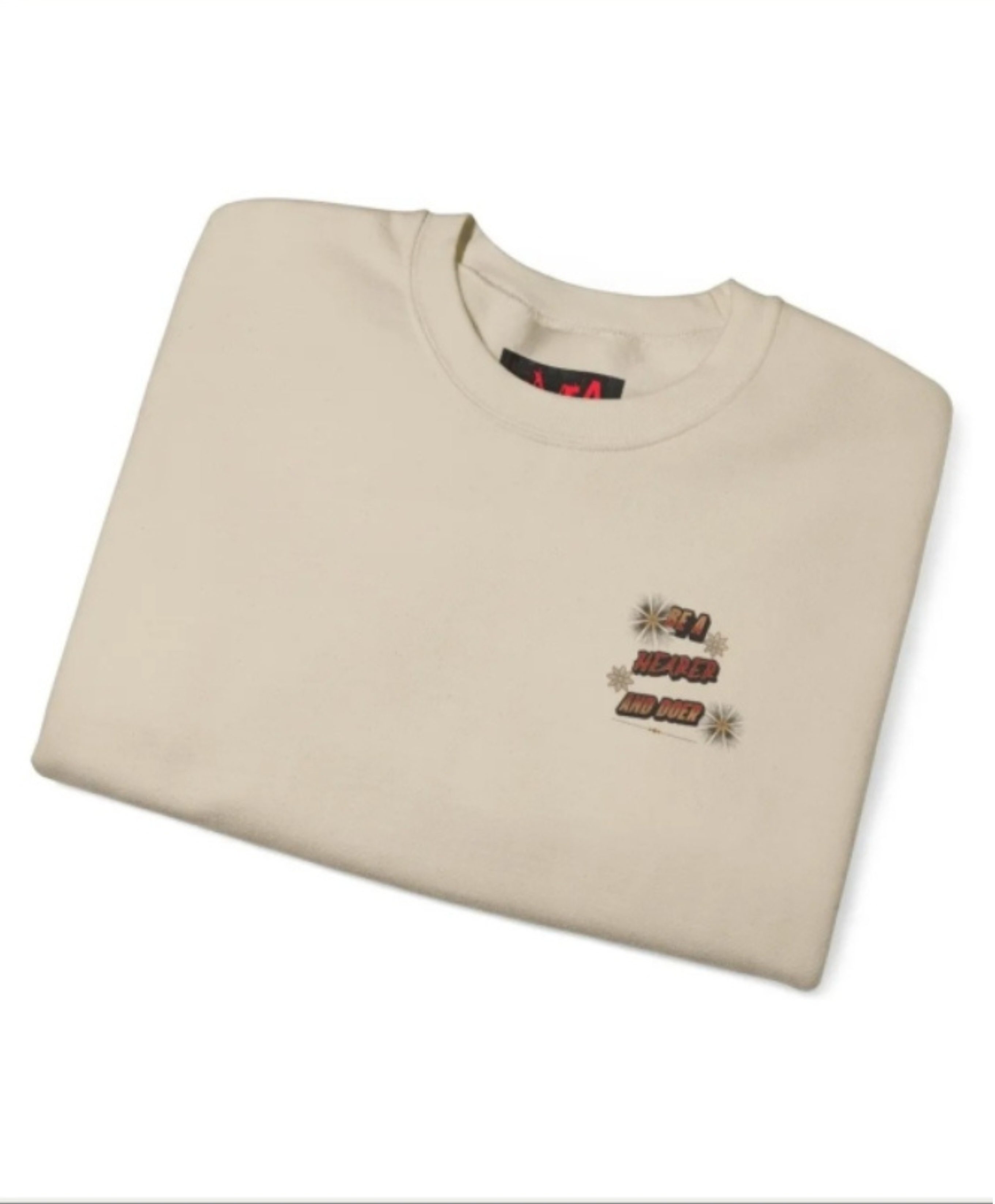 Crewneck Sweatshirt - Hearer And Doer Believer Of The Way Design product thumbnail image Crewneck Sweatshirt - Hearer And Doer Believer Of The Way Design product thumbnail image