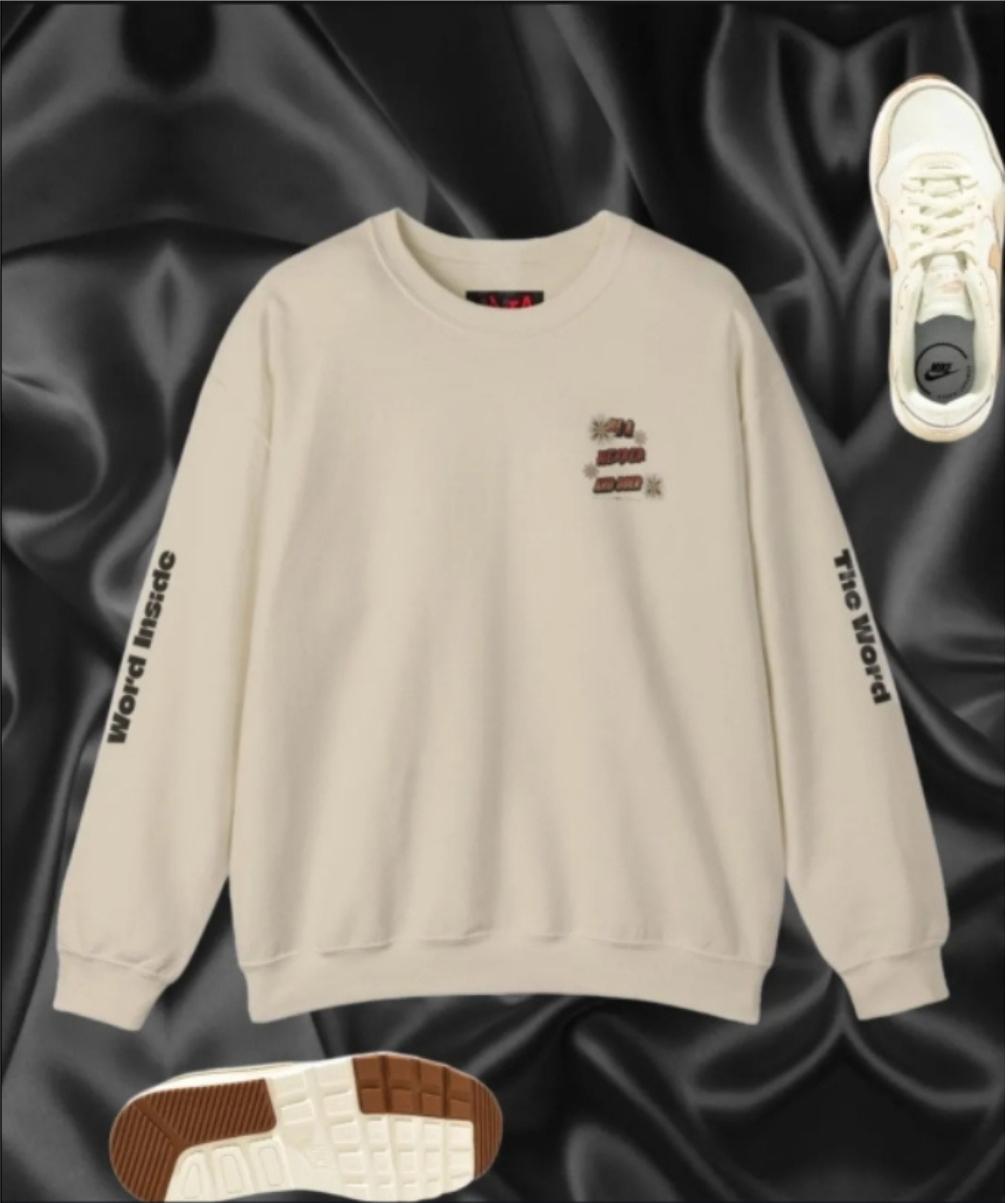 Crewneck Sweatshirt - Hearer And Doer Believer Of The Way Design product thumbnail image Crewneck Sweatshirt - Hearer And Doer Believer Of The Way Design product thumbnail image