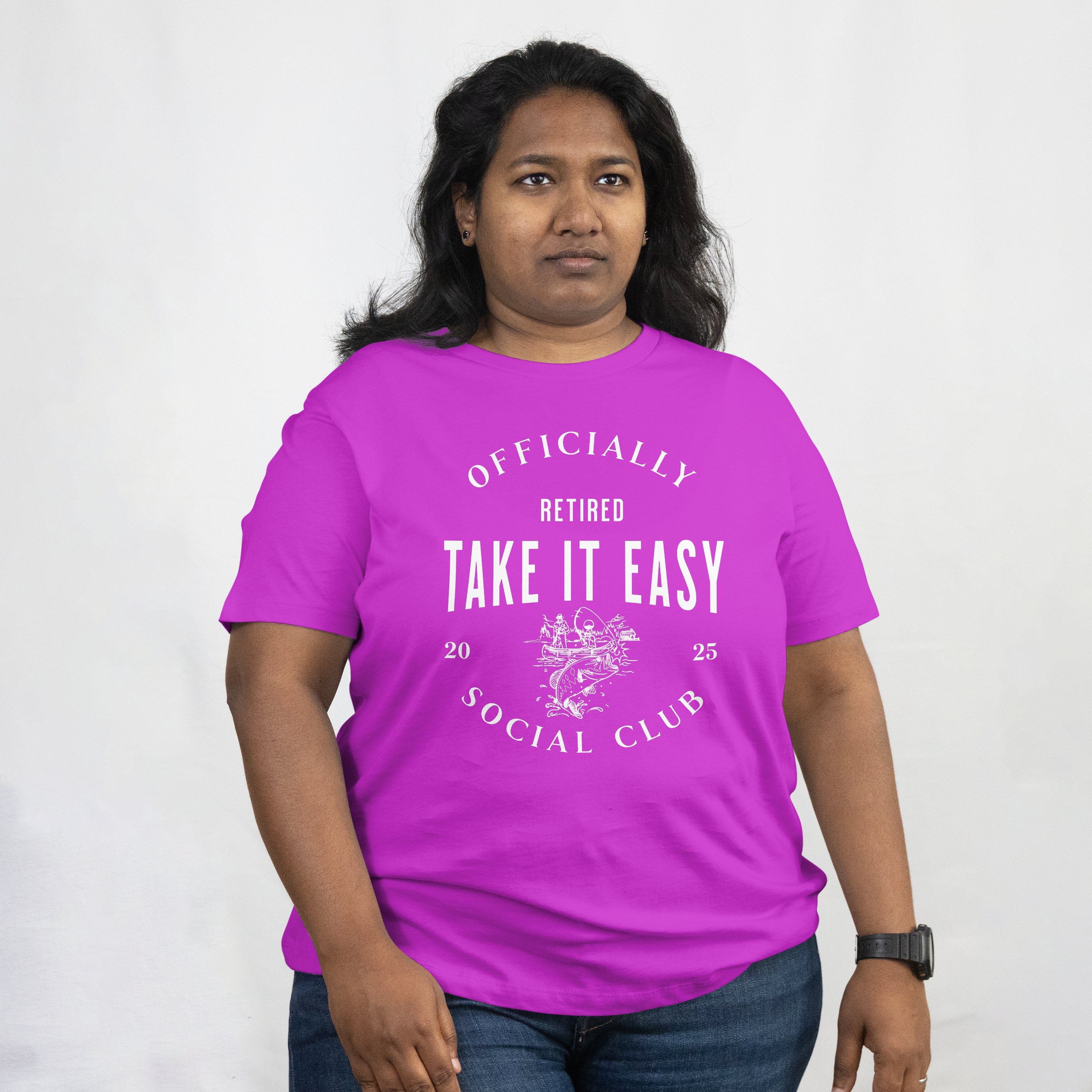 Officially Retired 2025 Take It Easy T-Shirt, shirt for Retired Father or Mother, Gift for Retirement 2025. product thumbnail image Officially Retired 2025 Take It Easy T-Shirt, shirt for Retired Father or Mother, Gift for Retirement 2025. product thumbnail image
